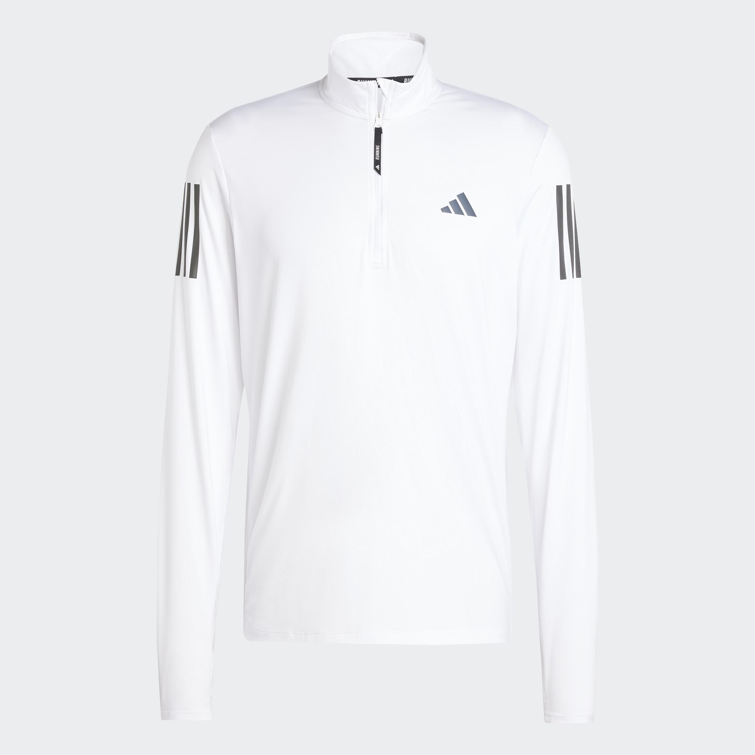 Own the Run Half-Zip Track Top, White, A901_ONE, large image number 0