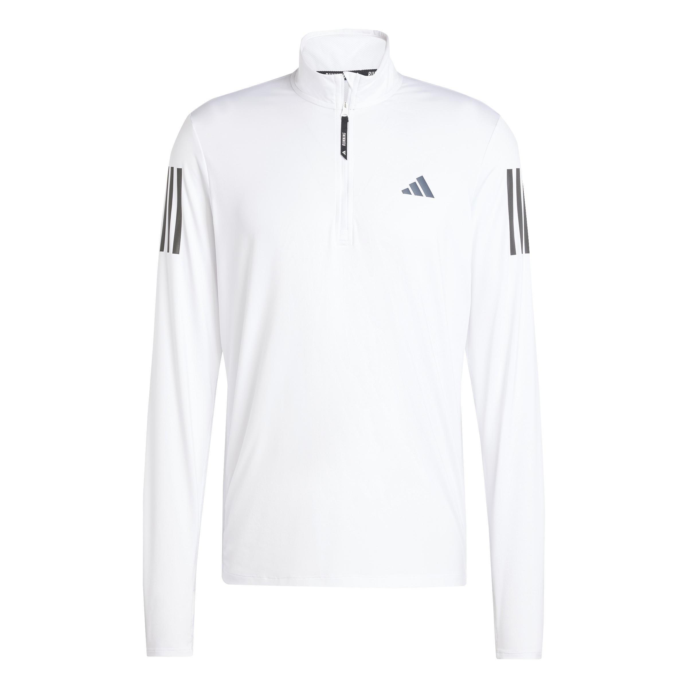 Own the Run Half-Zip Track Top, White, A901_ONE, large image number 3