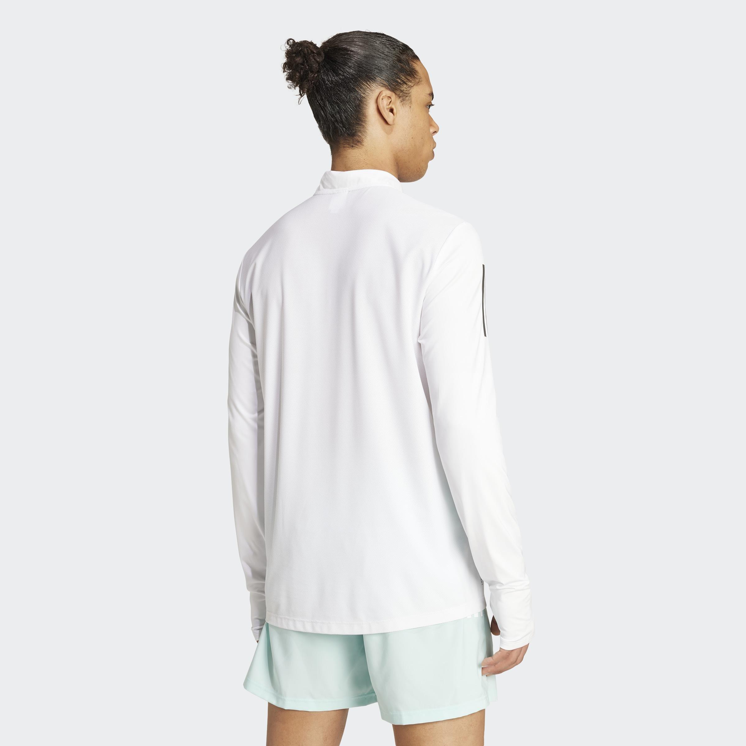 Own the Run Half-Zip Track Top, White, A901_ONE, large image number 5