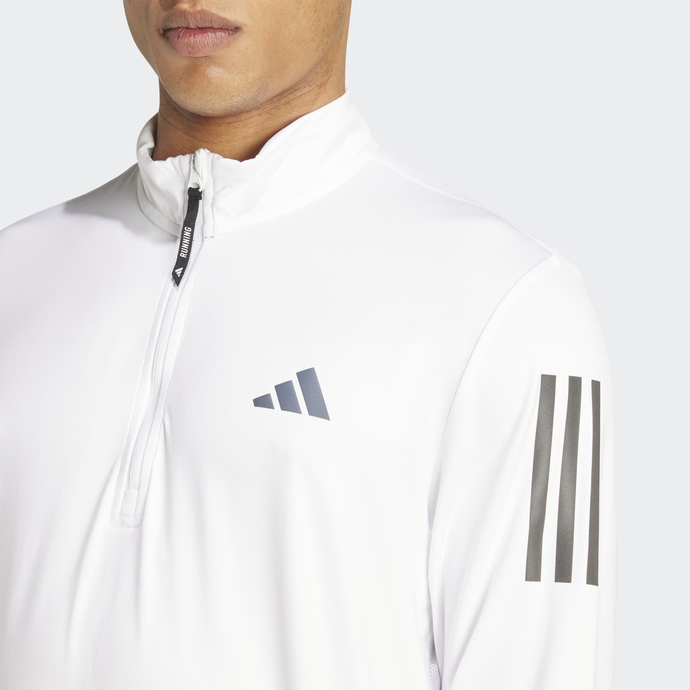 Own the Run Half-Zip Track Top, White, A901_ONE, large image number 8