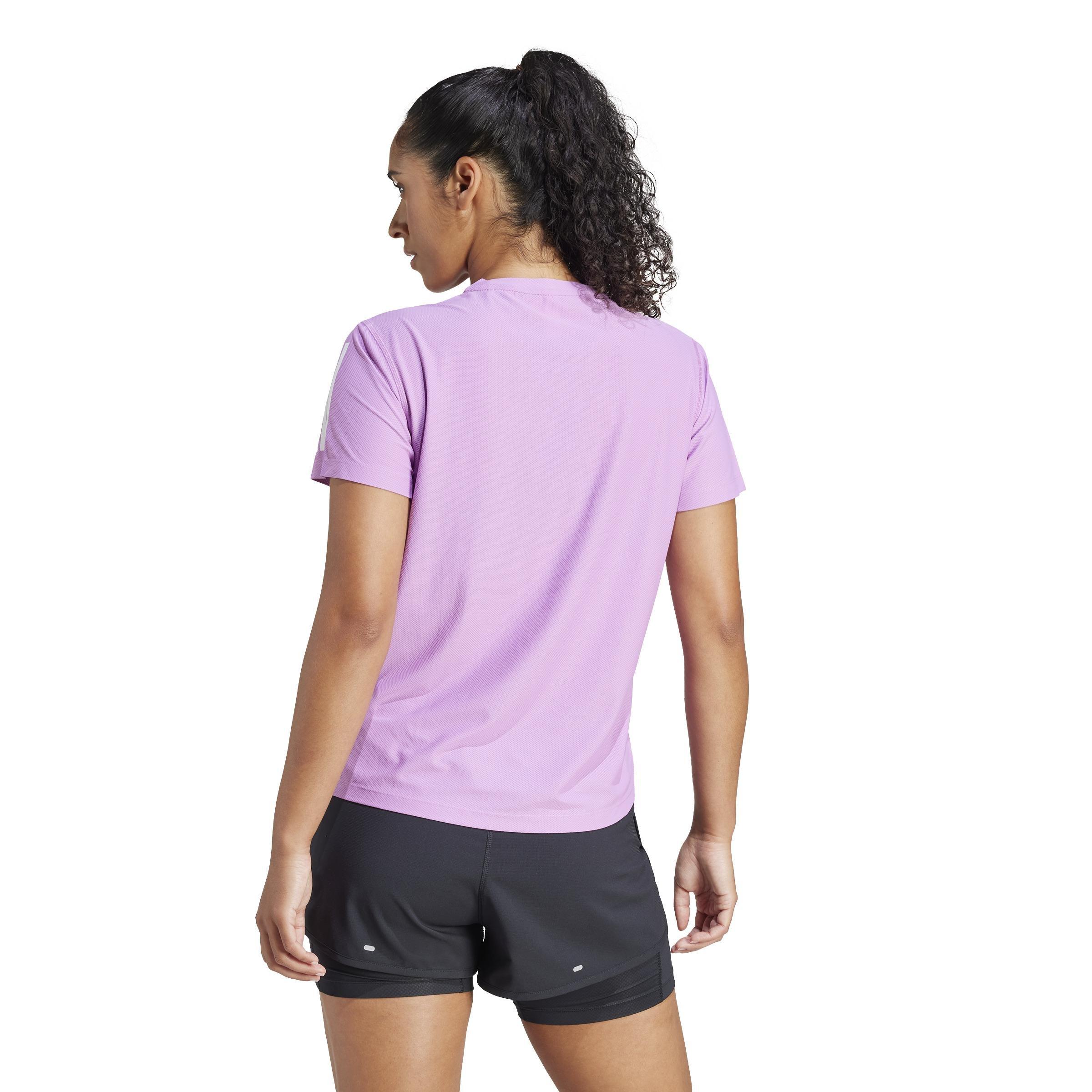 Own The Run T-Shirt, Purple, A901_ONE, large image number 3