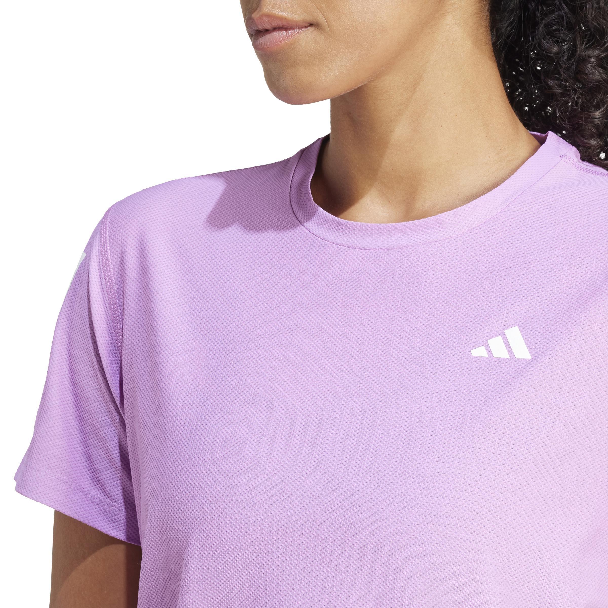 Own The Run T-Shirt, Purple, A901_ONE, large image number 4