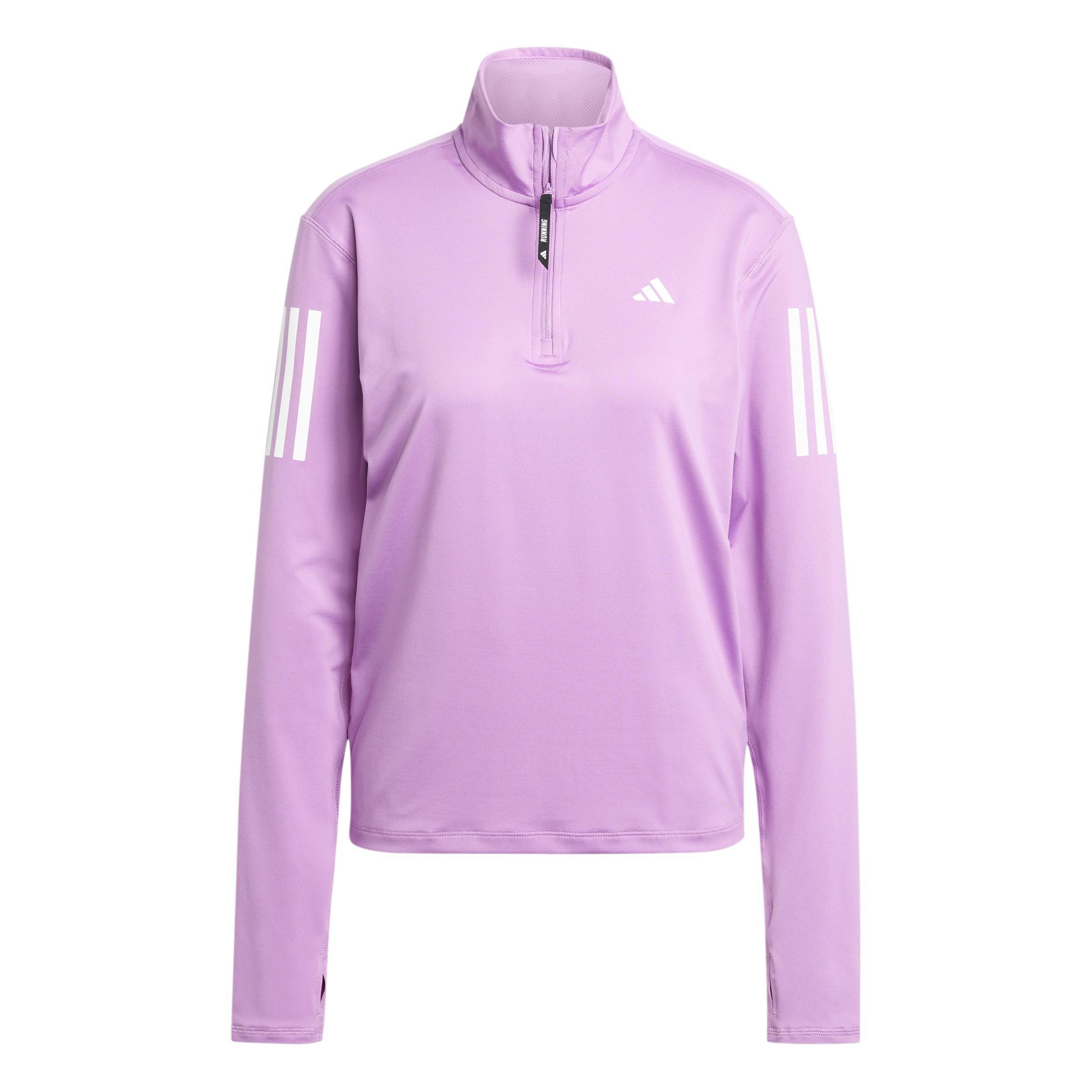Own the Run Half-Zip Jacket, Purple, A901_ONE, large image number 1
