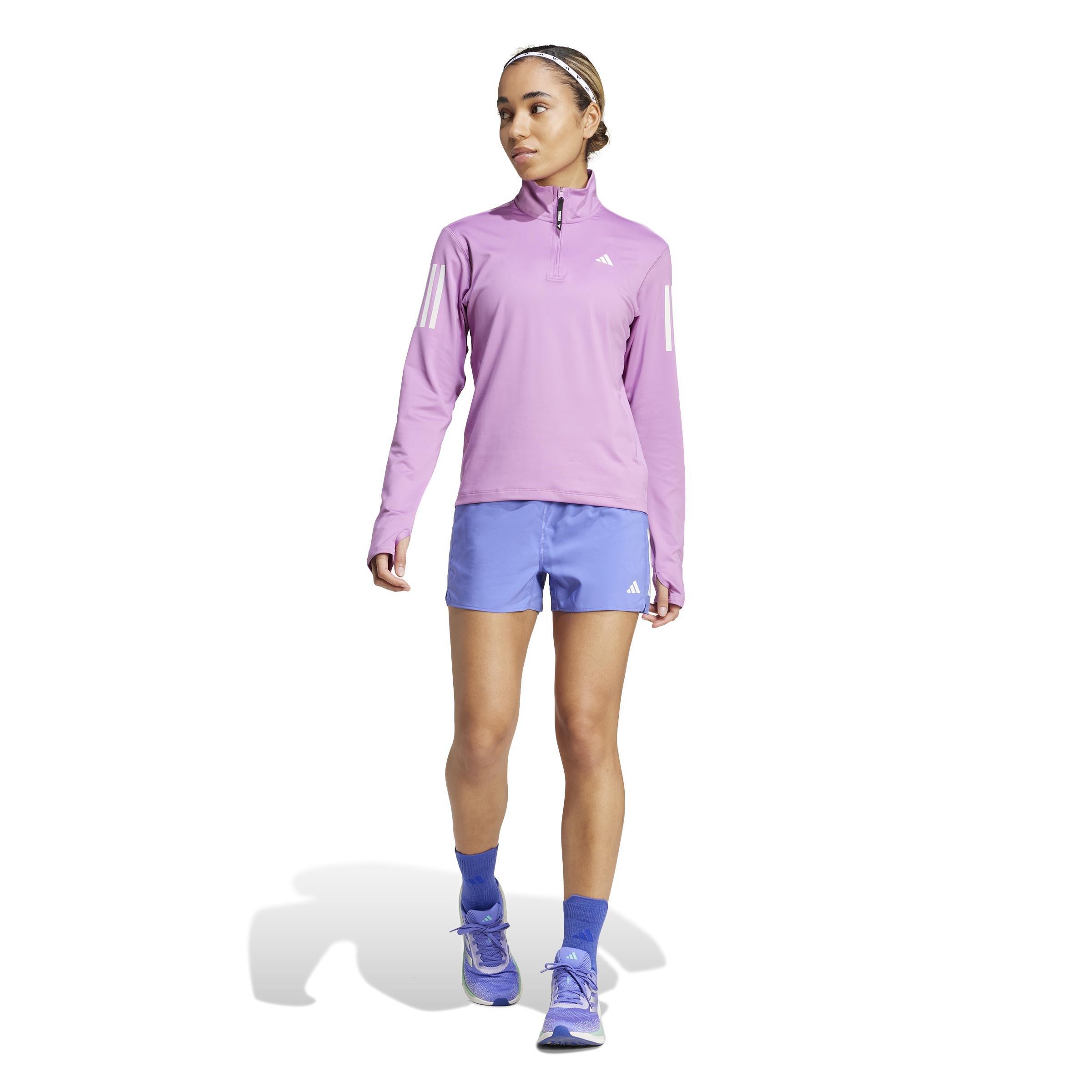 Own the Run Half-Zip Jacket, Purple, A901_ONE, large image number 9