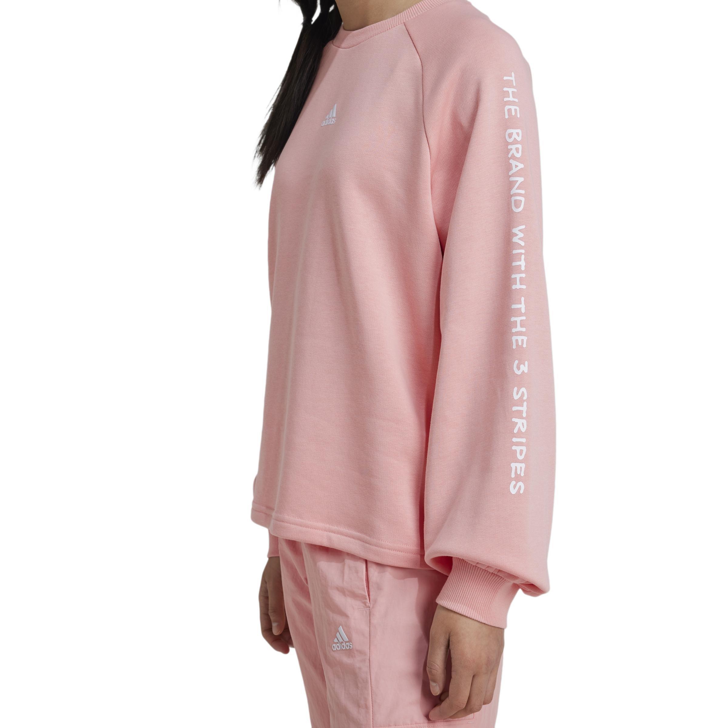 Kids Street Jam Crew Sweatshirt, Pink, , large image number 4