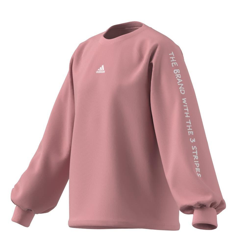 Kids Street Jam Crew Sweatshirt, Pink, , large image number 7