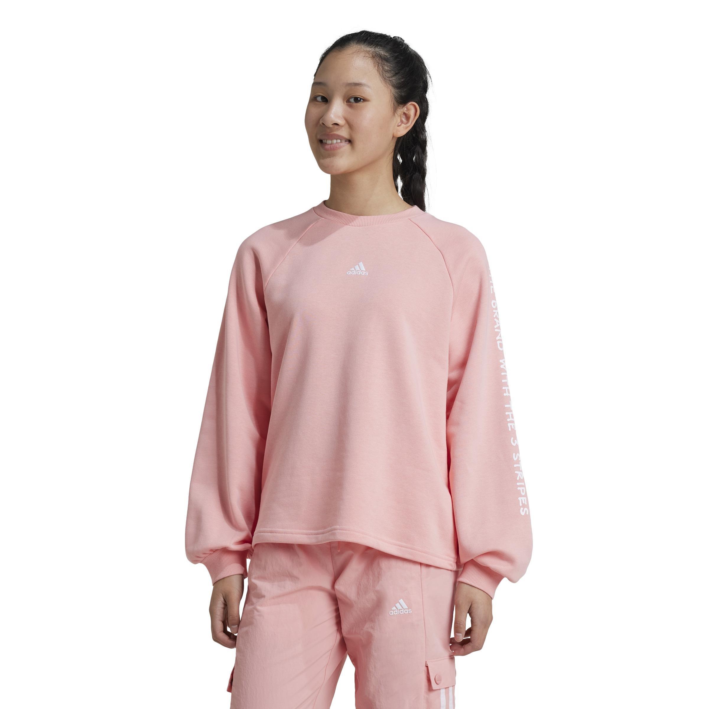 Kids Street Jam Crew Sweatshirt, Pink, , large image number 12