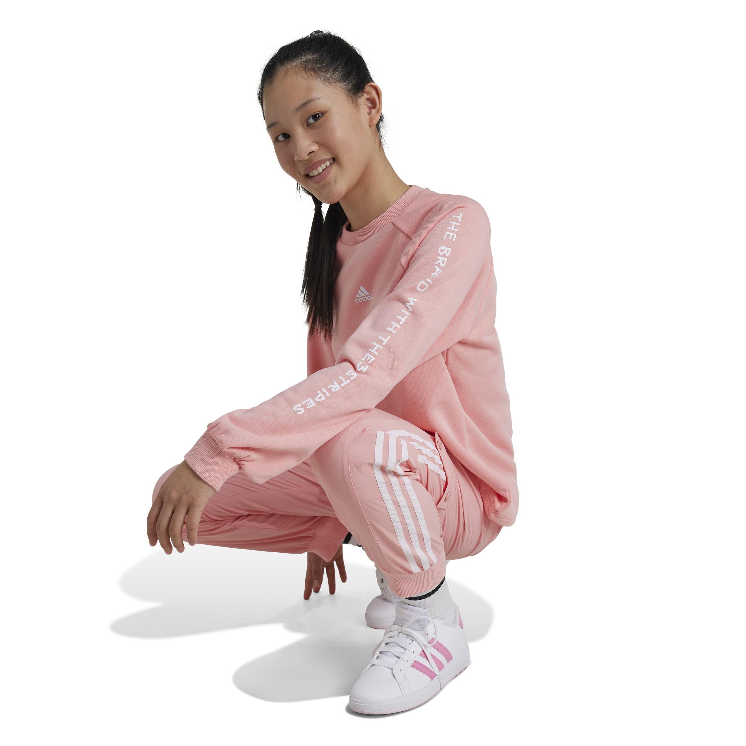 Kids Street Jam Crew Sweatshirt, Pink, , large image number 13