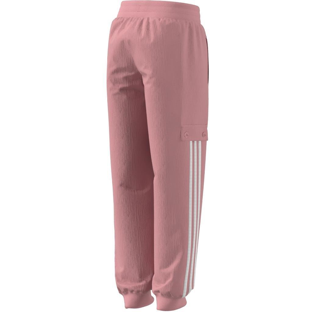 Kids Street Jam Woven Cuffed Cargo Tracksuit Bottoms, Pink, A901_ONE, large image number 5