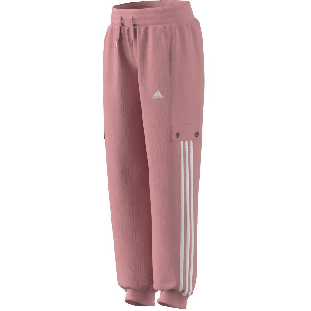 Kids Street Jam Woven Cuffed Cargo Tracksuit Bottoms, Pink, A901_ONE, large image number 11
