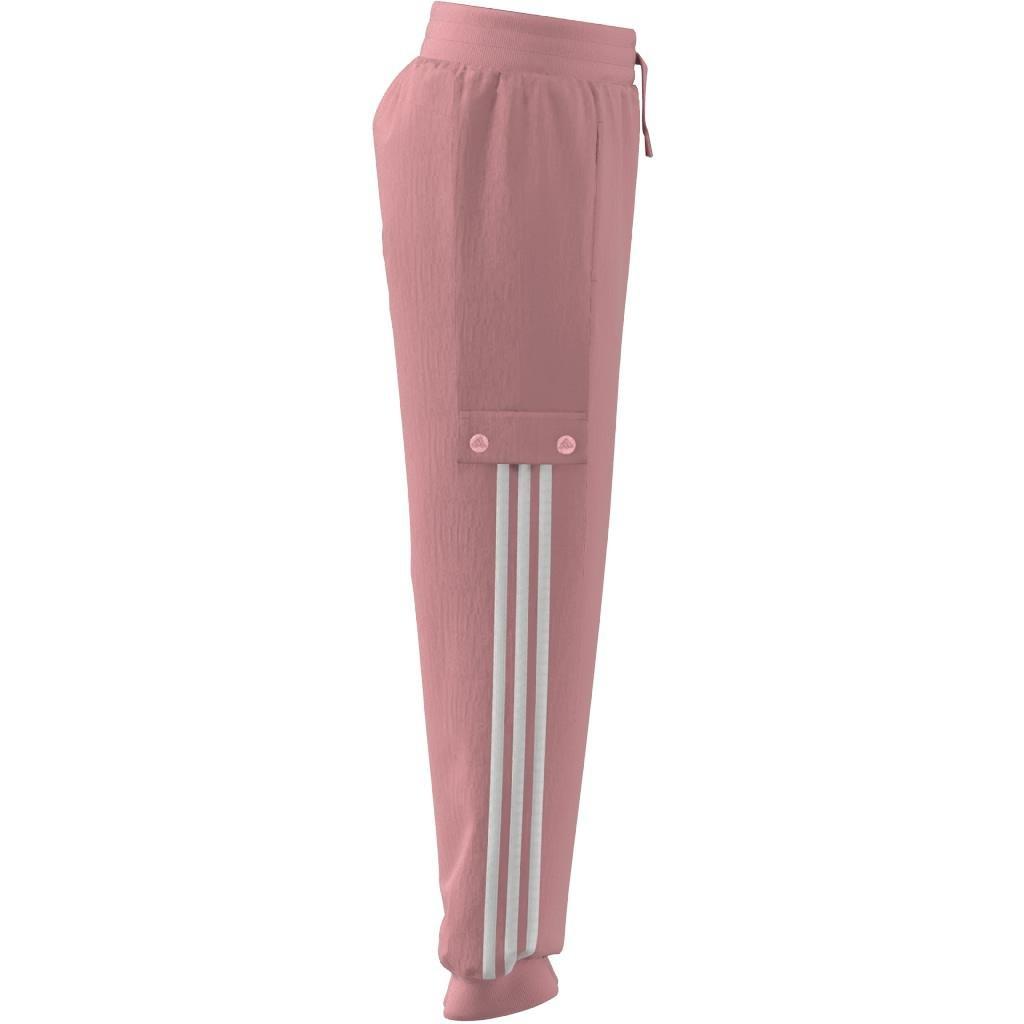 Kids Street Jam Woven Cuffed Cargo Tracksuit Bottoms, Pink, A901_ONE, large image number 14