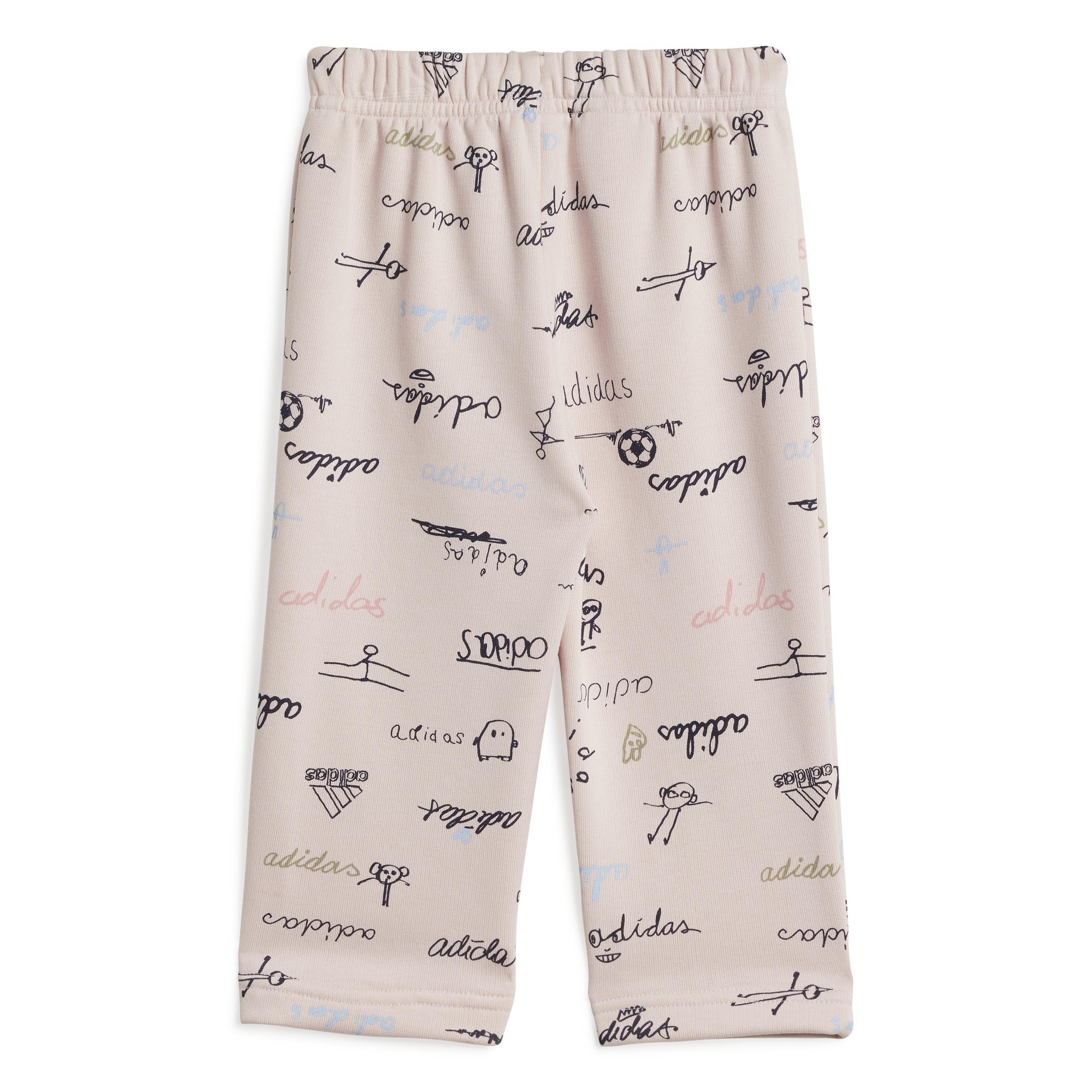 Unisex Kids Brand Love Jogger, Pink, A901_ONE, large image number 3
