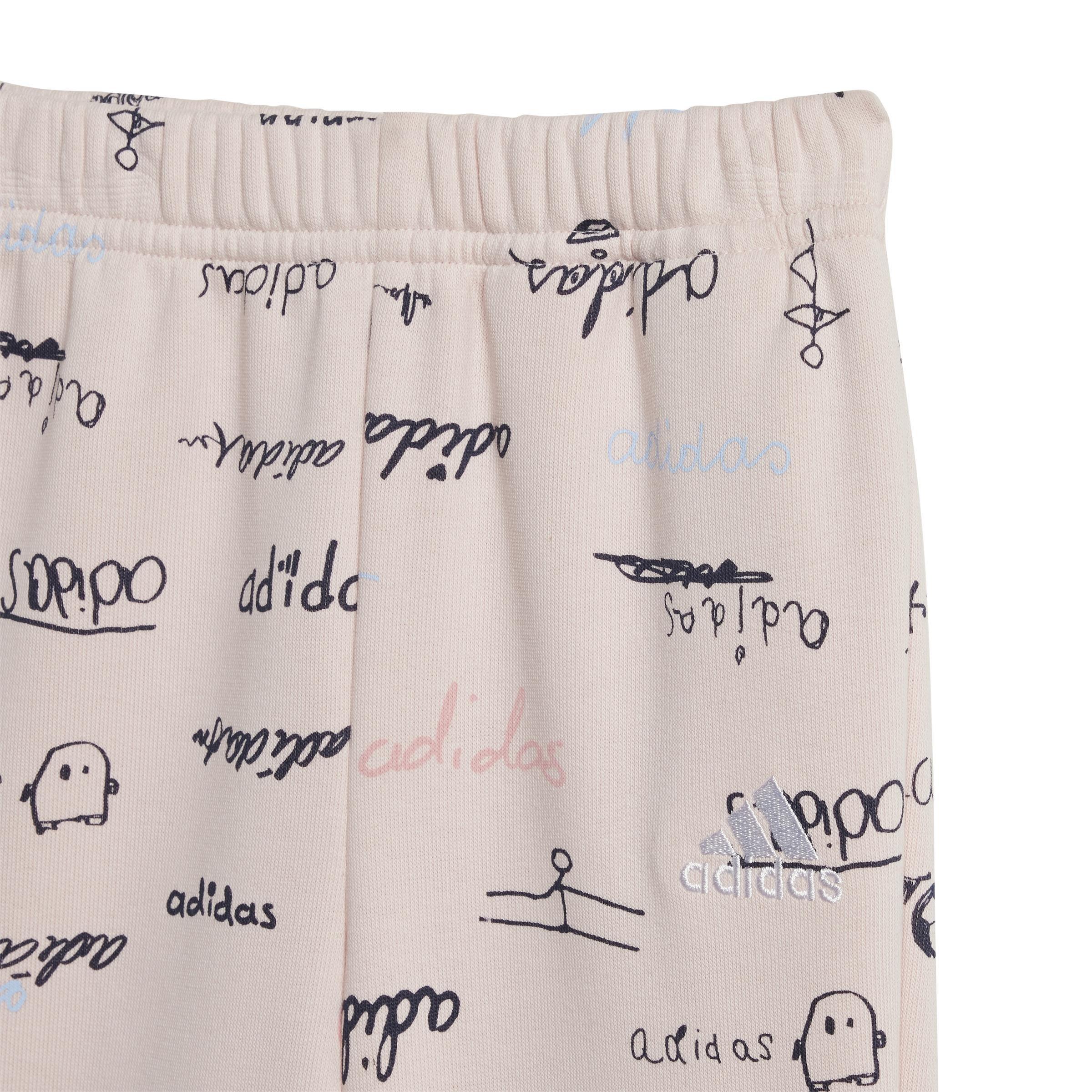 Unisex Kids Brand Love Jogger, Pink, A901_ONE, large image number 5