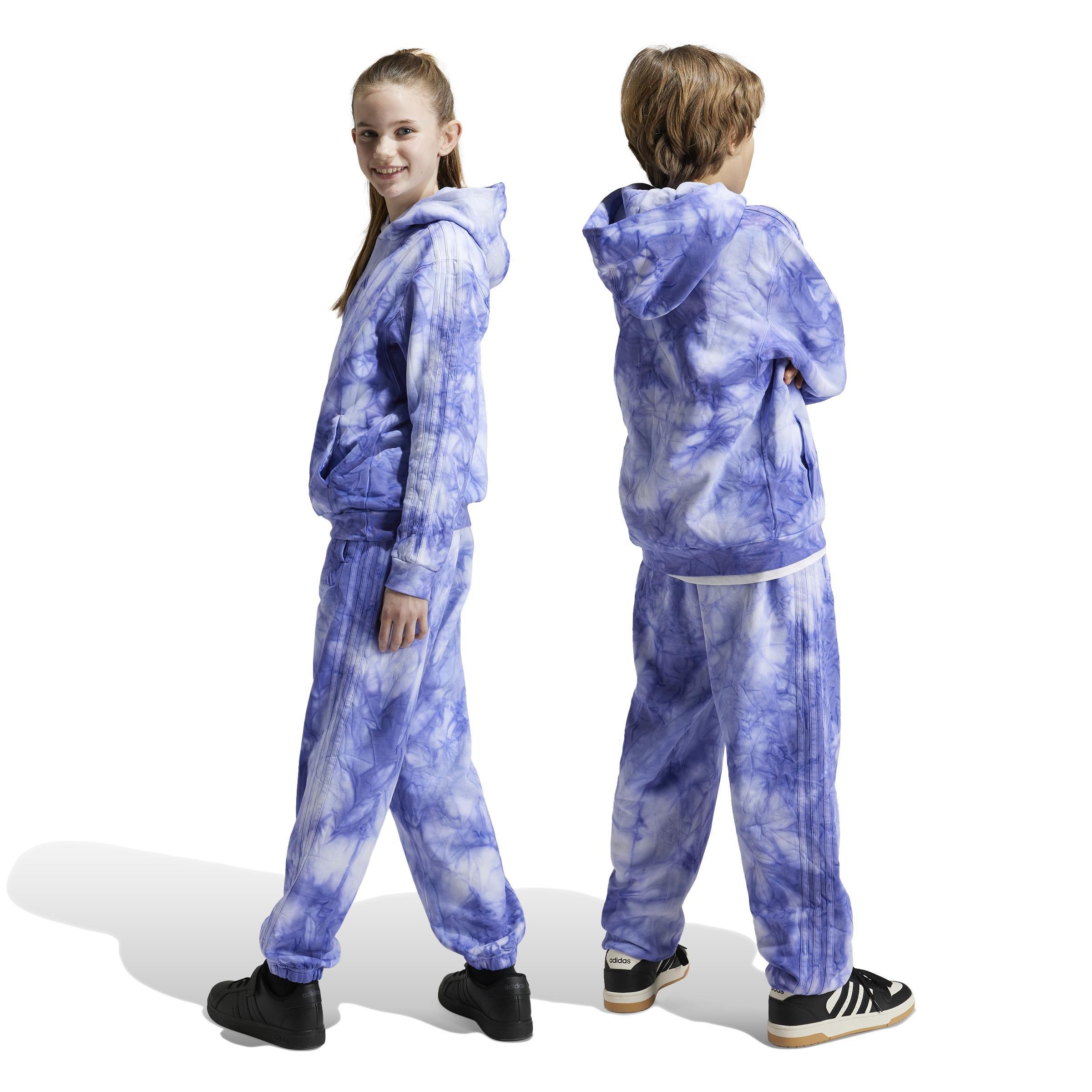 Unisex Kids ALL SZN Tie-Dye Joggers, Blue, , large image number 2