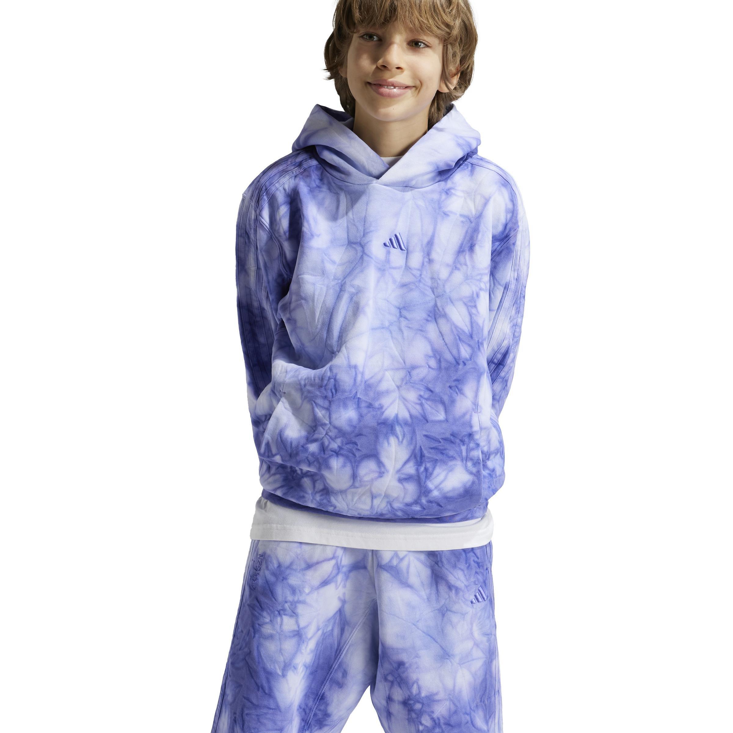Unisex Kids ALL SZN Tie-Dye Joggers, Blue, , large image number 6