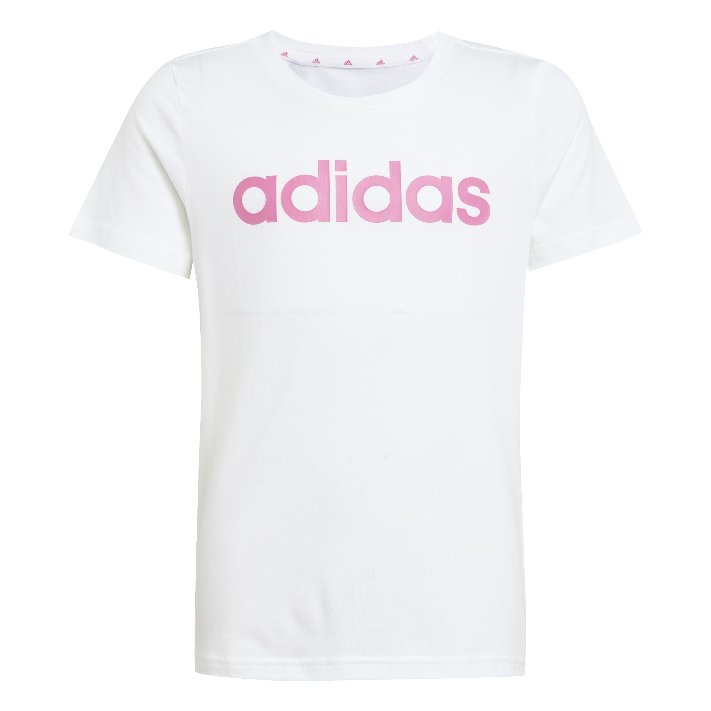 Essentials Linear Logo Cotton Slim Fit T-Shirt, White, , large image number 1