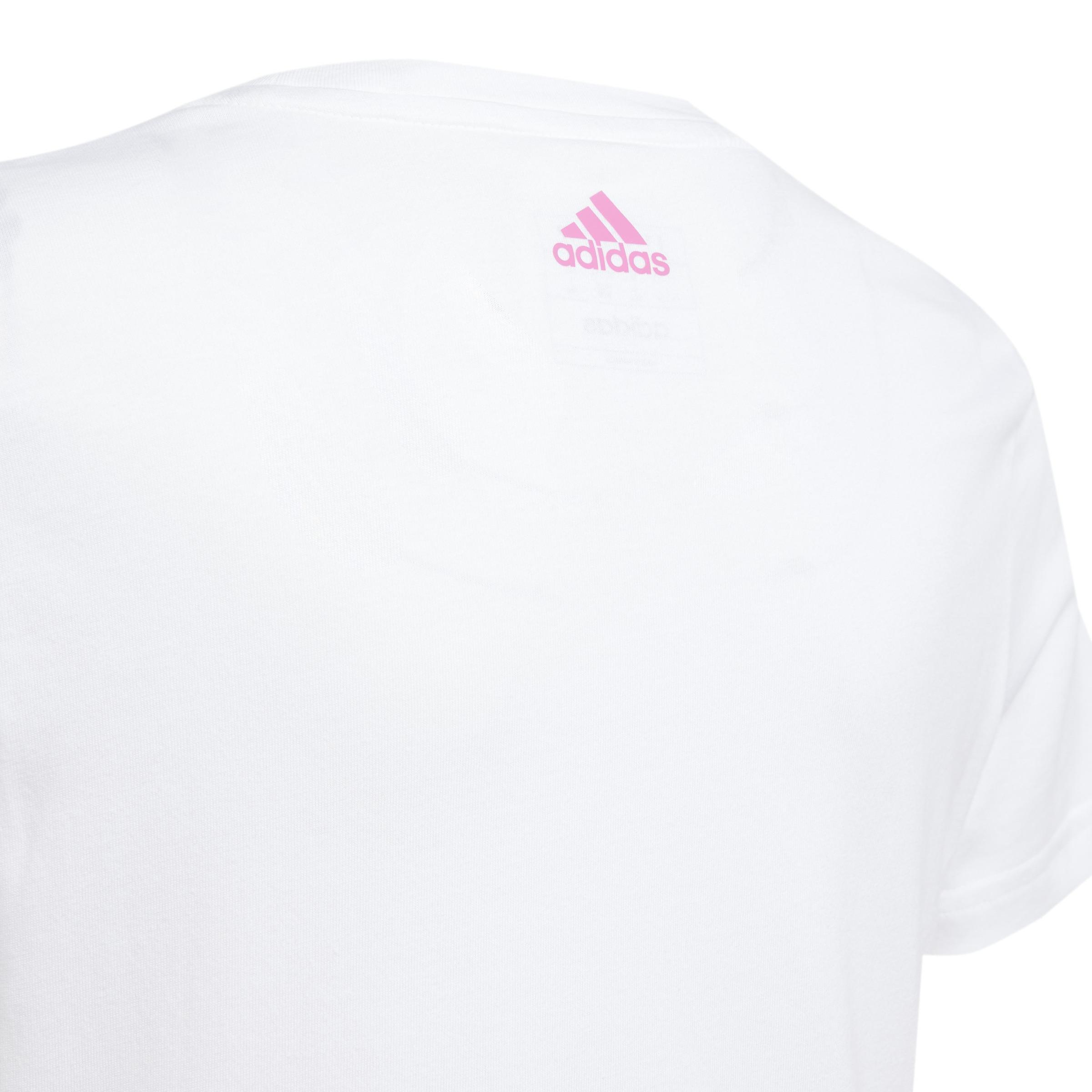 Essentials Linear Logo Cotton Slim Fit T-Shirt, White, , large image number 4