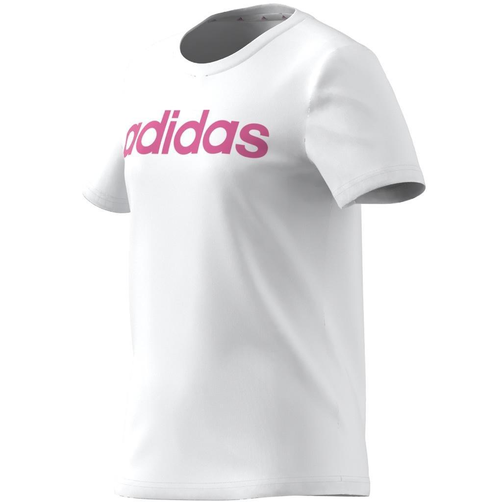 Essentials Linear Logo Cotton Slim Fit T-Shirt, White, , large image number 9