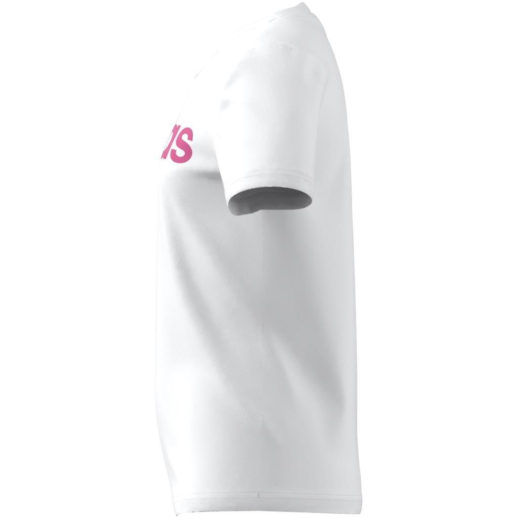 Essentials Linear Logo Cotton Slim Fit T-Shirt, White, , large image number 12