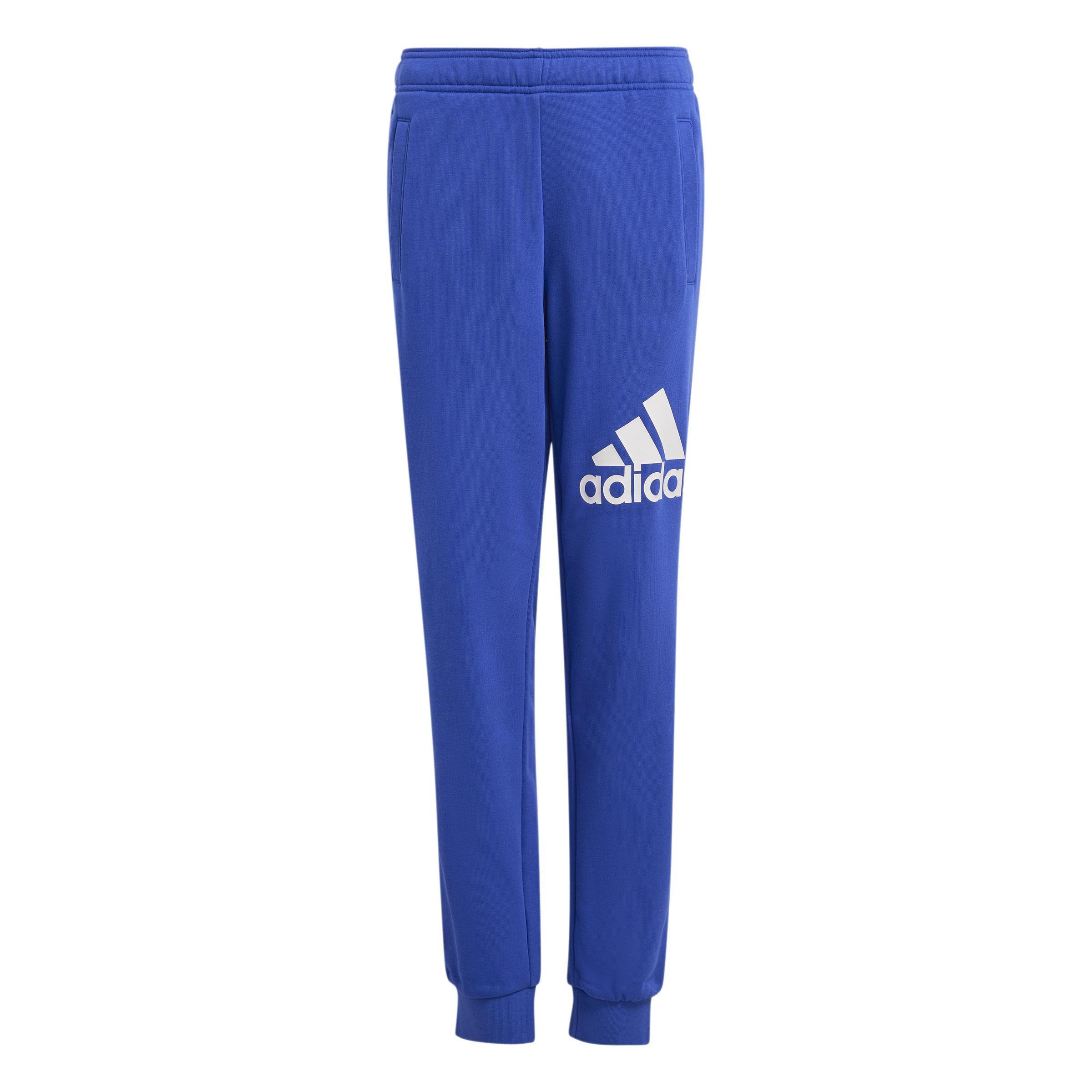 Kids Unisex Essentials Regular Fit Big Logo Cotton Joggers, Blue, A901_ONE, large image number 0