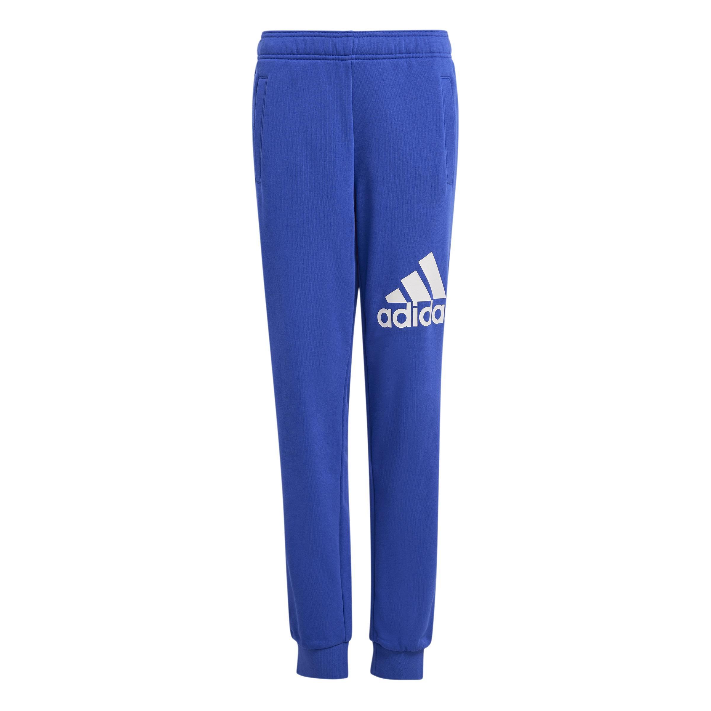 Kids Unisex Essentials Regular Fit Big Logo Cotton Joggers, Blue, A901_ONE, large image number 1