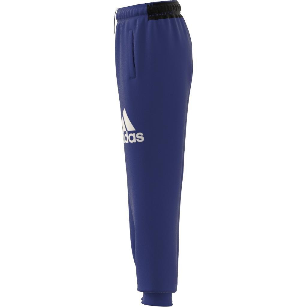 Kids Unisex Essentials Regular Fit Big Logo Cotton Joggers, Blue, A901_ONE, large image number 6