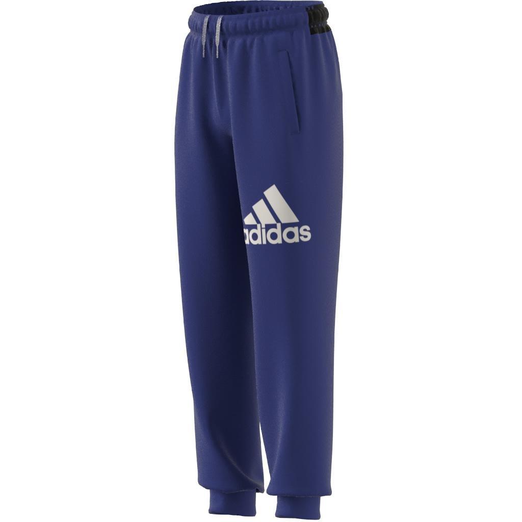 Kids Unisex Essentials Regular Fit Big Logo Cotton Joggers, Blue, A901_ONE, large image number 9