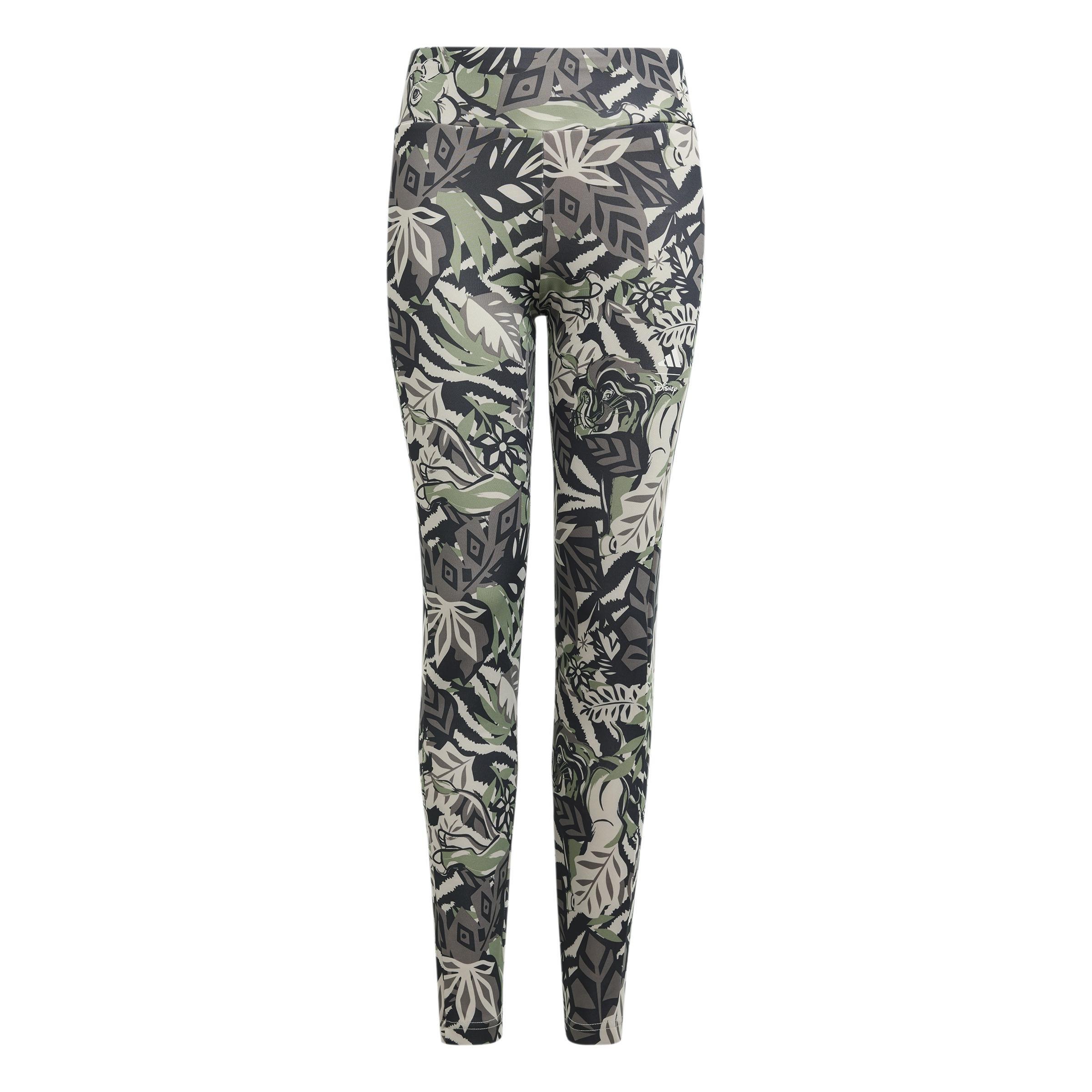 Kids adidas Disney Lion King Leggings, Green, , large image number 1