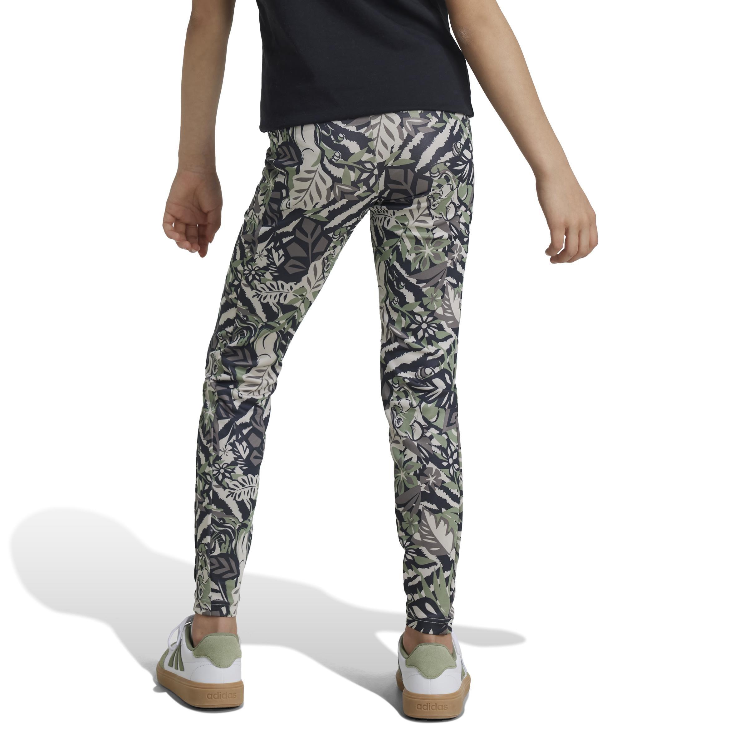 Kids adidas Disney Lion King Leggings, Green, , large image number 2