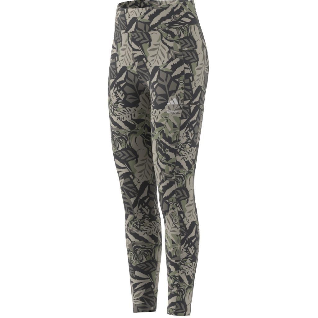 Kids adidas Disney Lion King Leggings, Green, A901_ONE, large image number 7