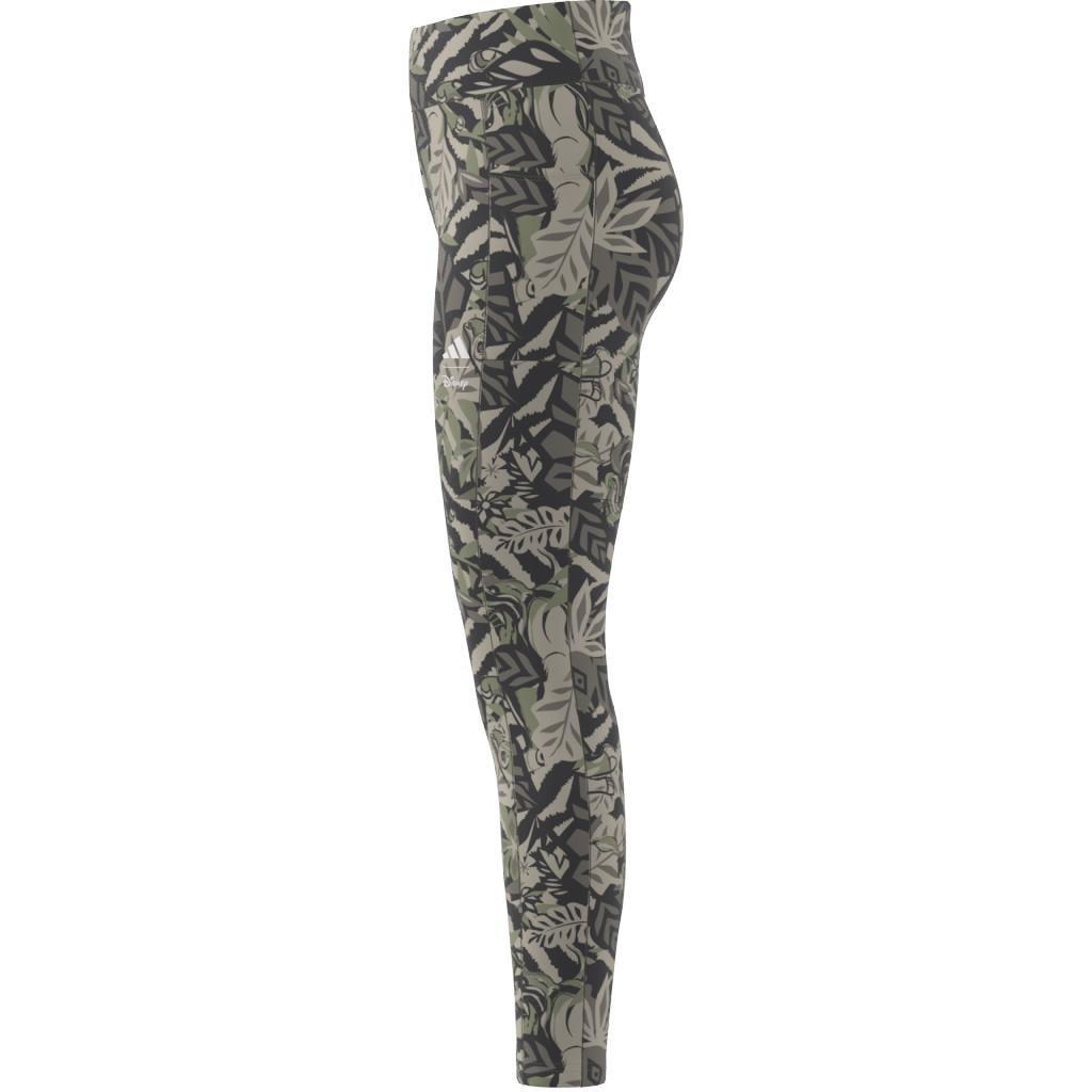 Kids adidas Disney Lion King Leggings, Green, A901_ONE, large image number 8