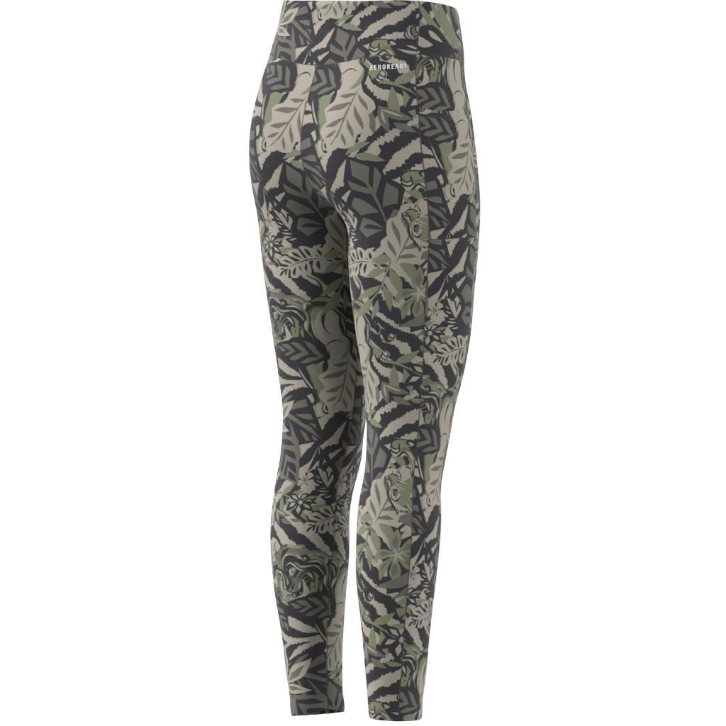 Kids adidas Disney Lion King Leggings, Green, , large image number 12