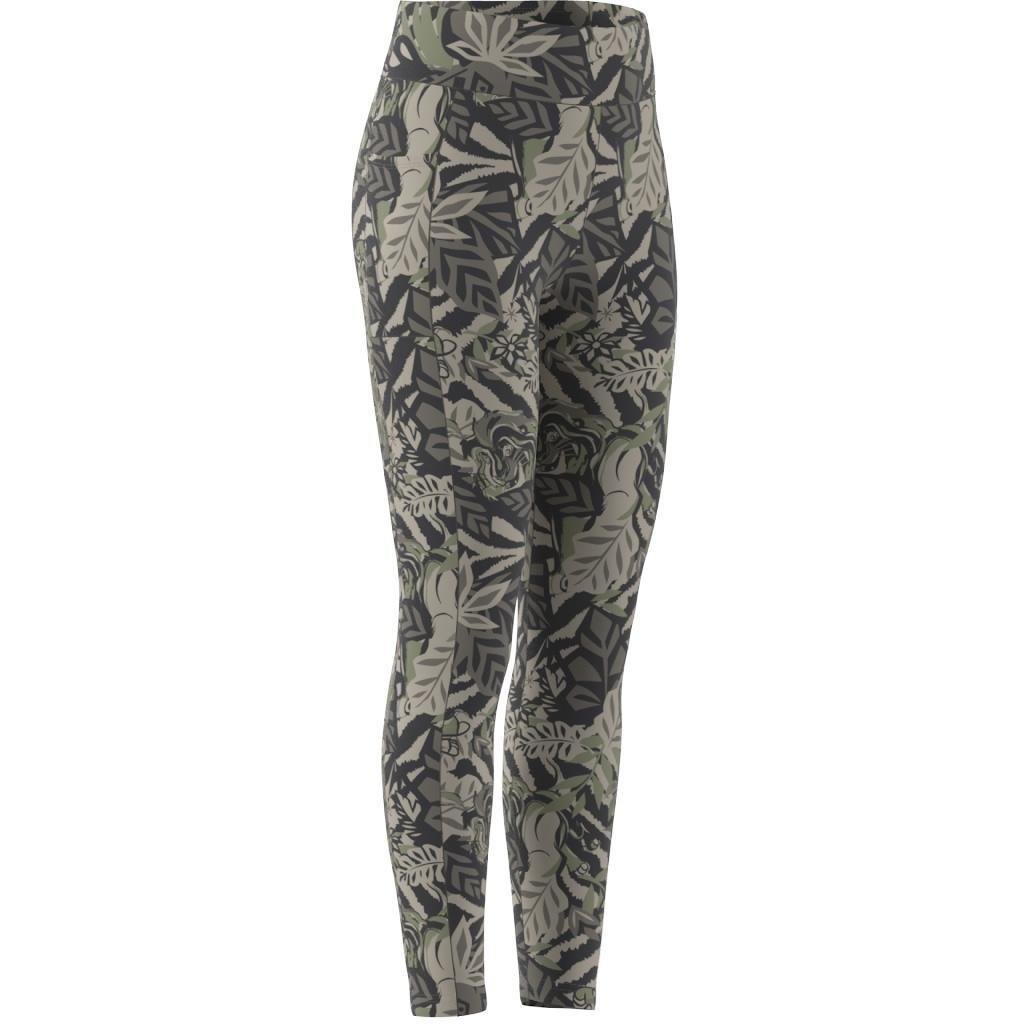 Kids adidas Disney Lion King Leggings, Green, A901_ONE, large image number 13