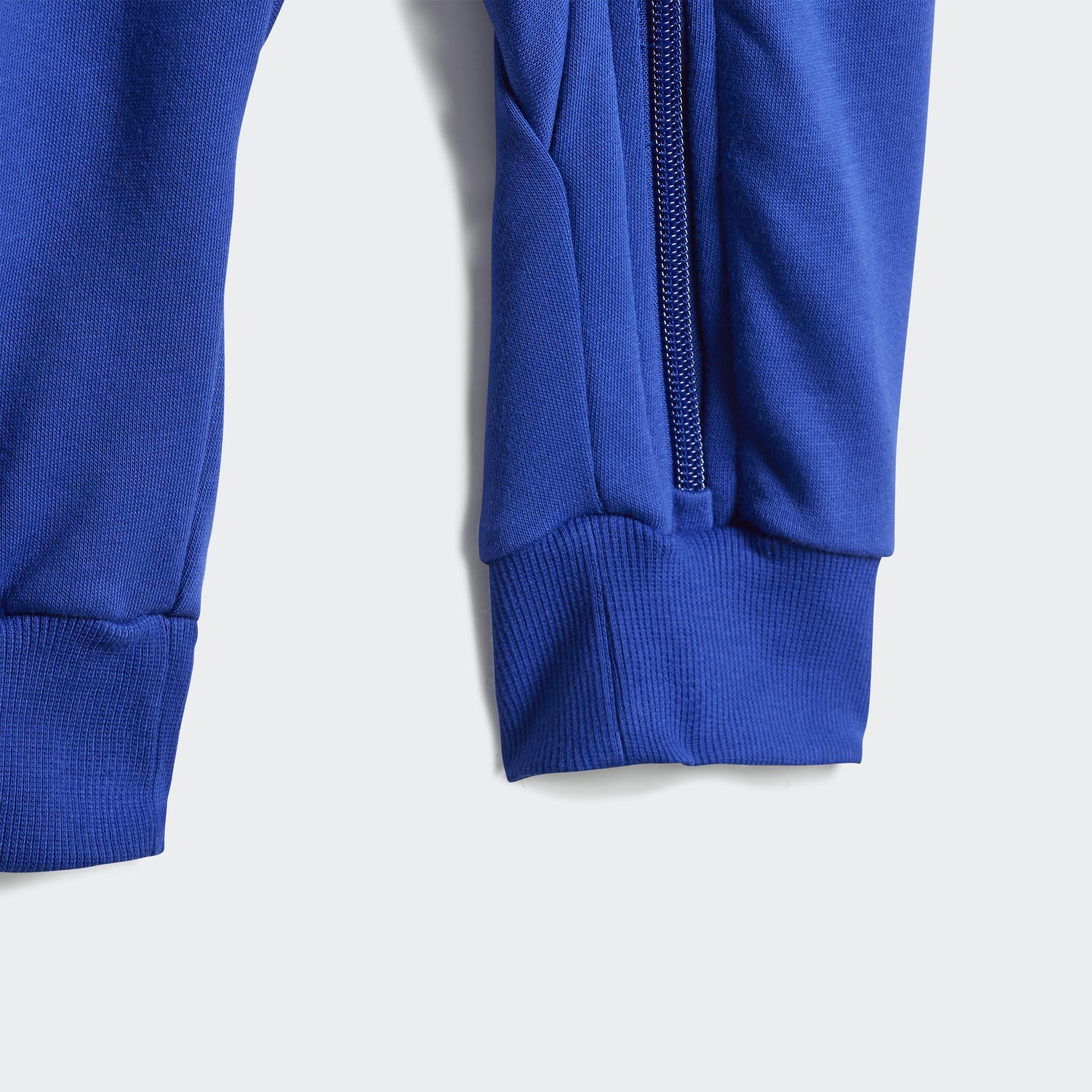 Kids Unisex Essentials 3-Stripes French Terry Bodysuit, Blue, A901_ONE, large image number 3