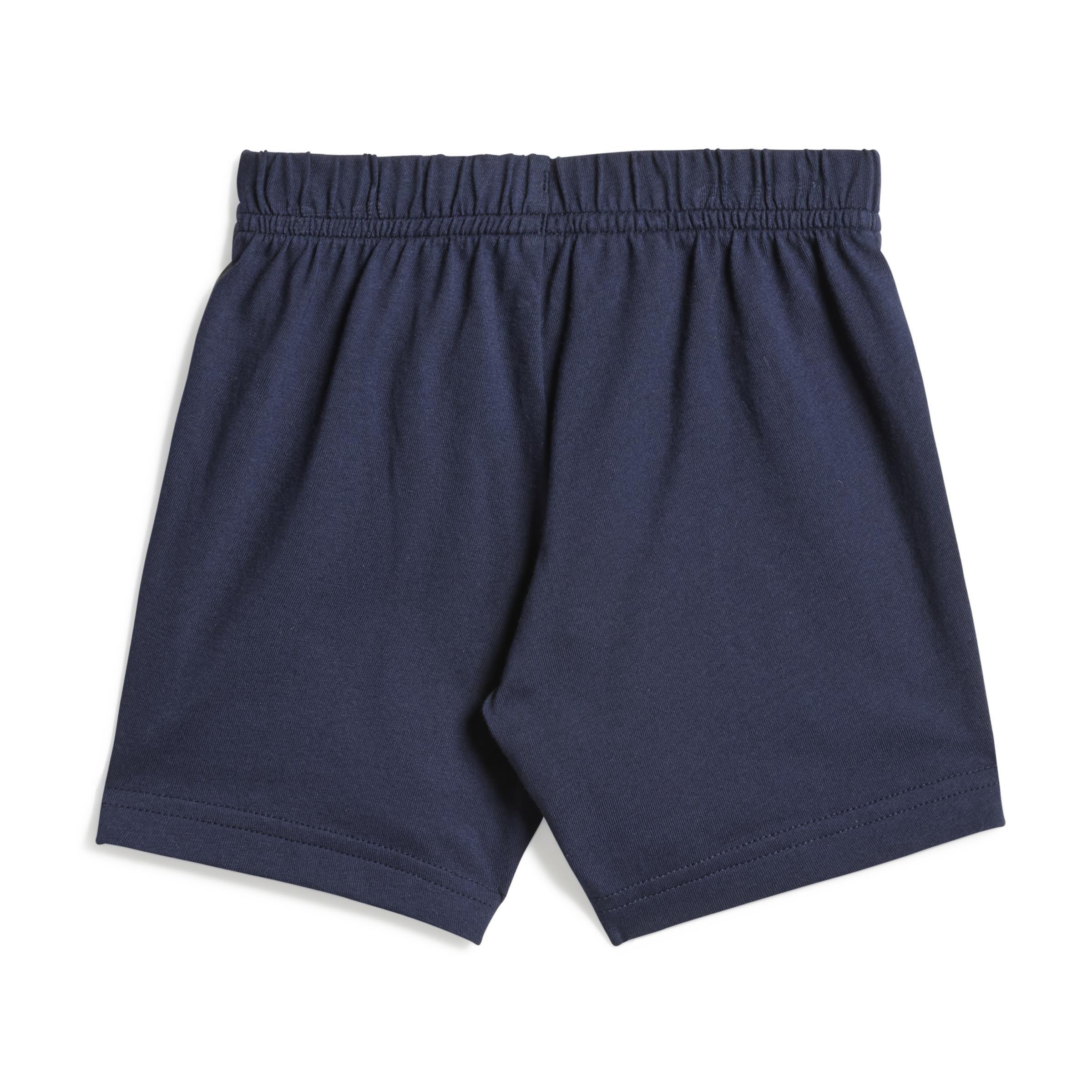 Unisex Kids Essentials Organic Cotton Tee and Shorts Set, Yellow, , large image number 2