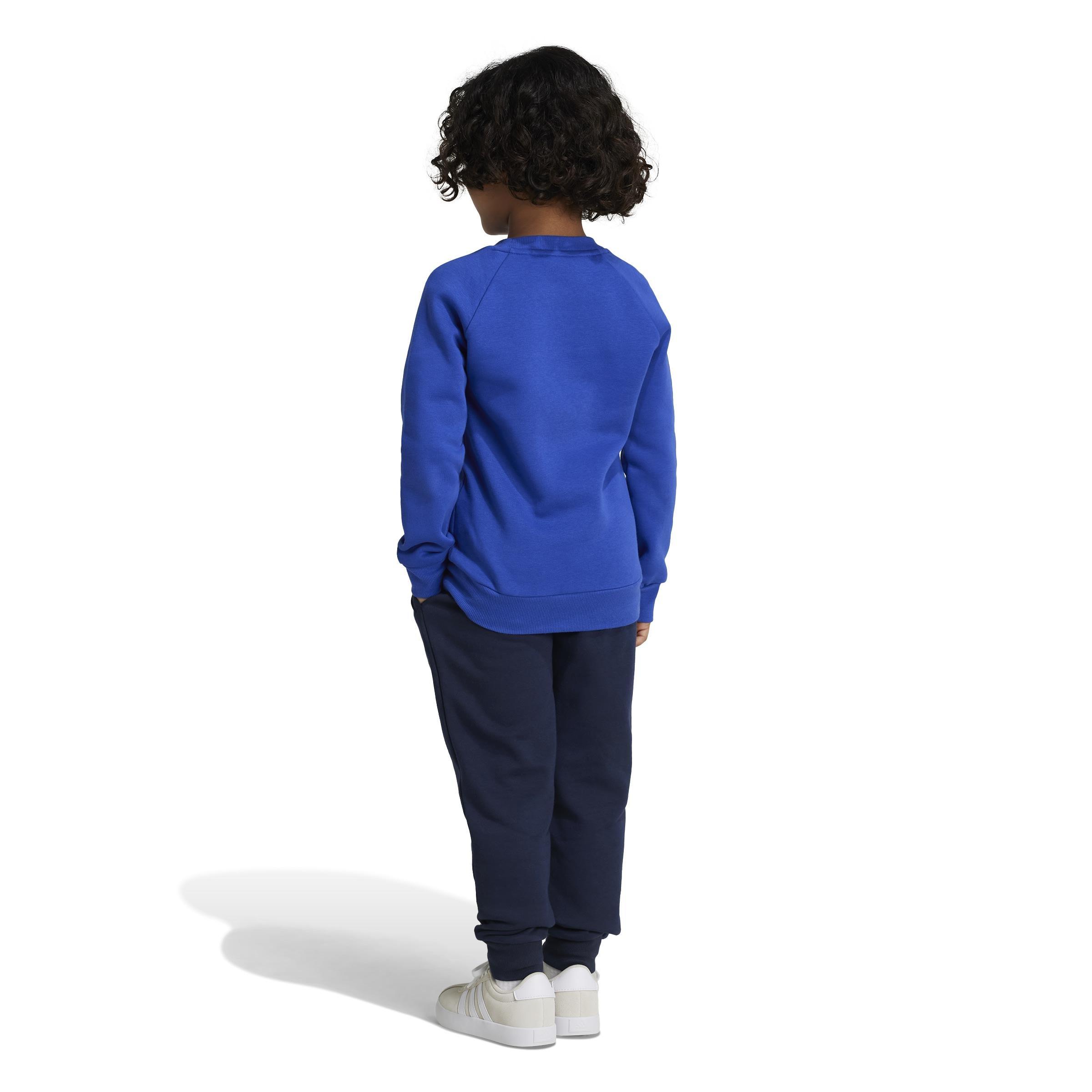 Unisex Kids Essentials Logo Fleece Jogger Set, Blue, A901_ONE, large image number 1