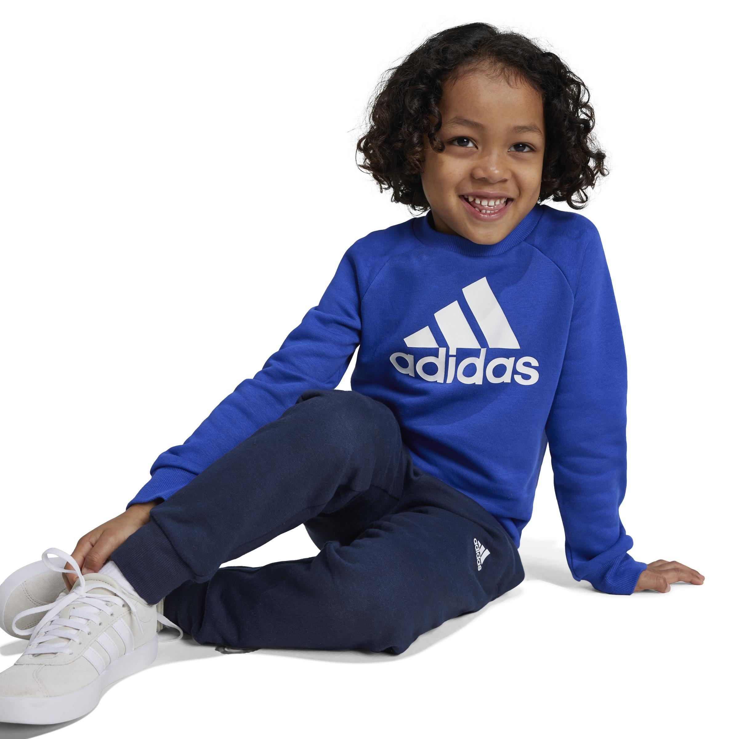 Unisex Kids Essentials Logo Fleece Jogger Set, Blue, A901_ONE, large image number 4
