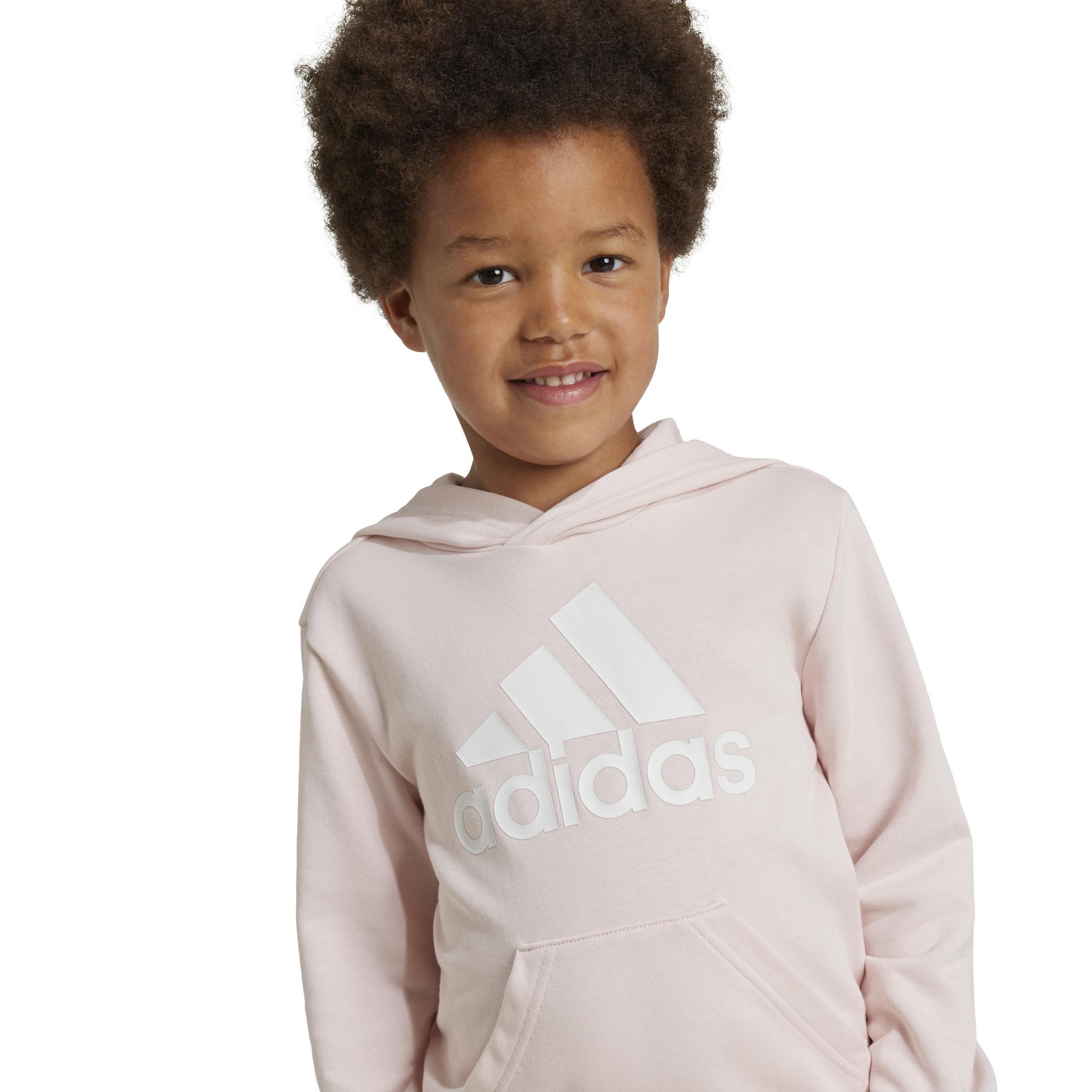 Unisex Kids Essentials Logo Hoodie, Pink, , large image number 3