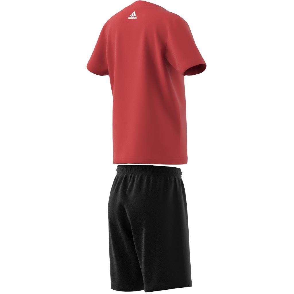 Unisex Kids Essentials Logo Tee and Short Set, Orange, A901_ONE, large image number 6