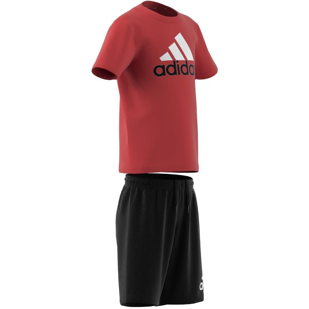 Unisex Kids Essentials Logo Tee and Short Set, Orange, A901_ONE, large image number 7