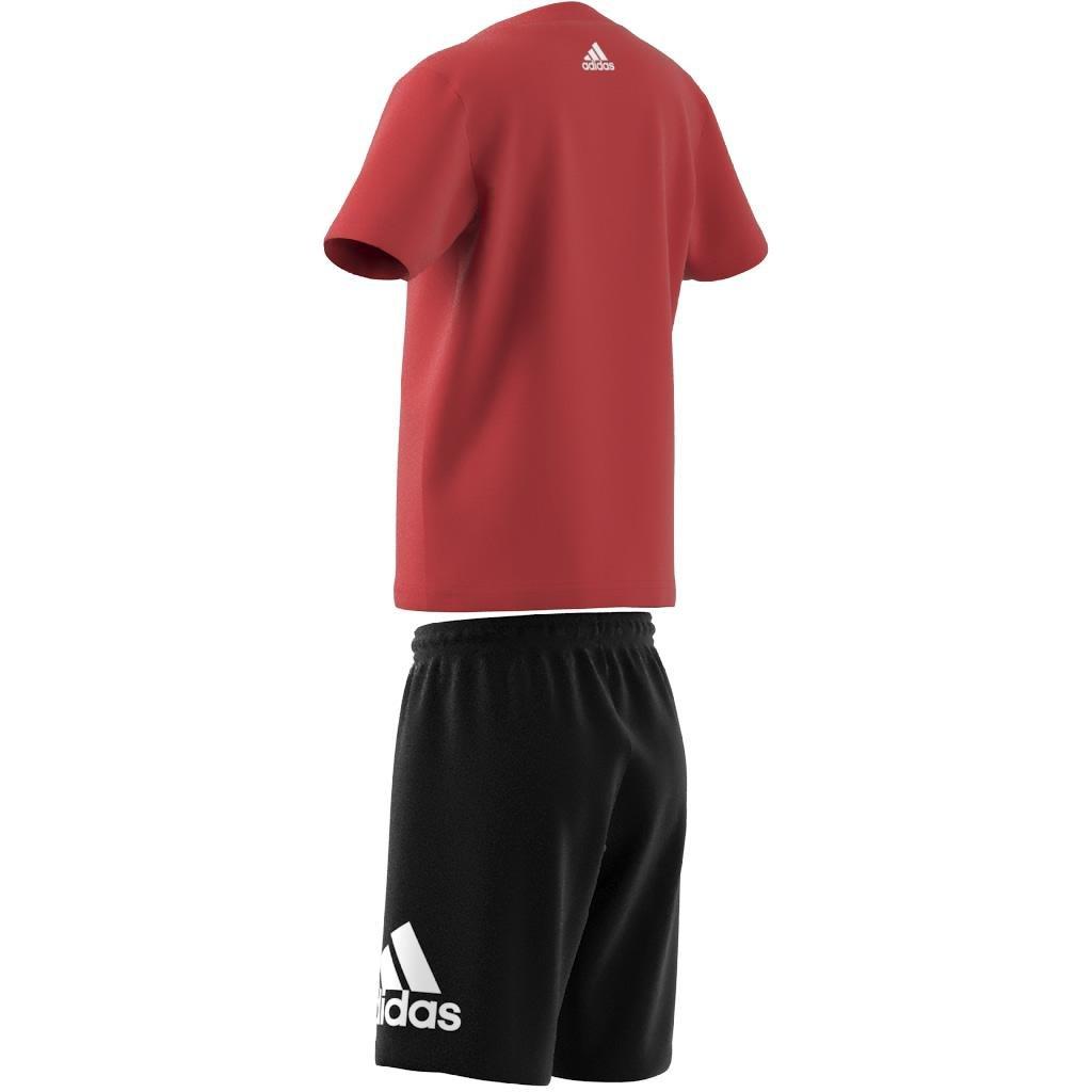 Unisex Kids Essentials Logo Tee and Short Set, Orange, A901_ONE, large image number 8