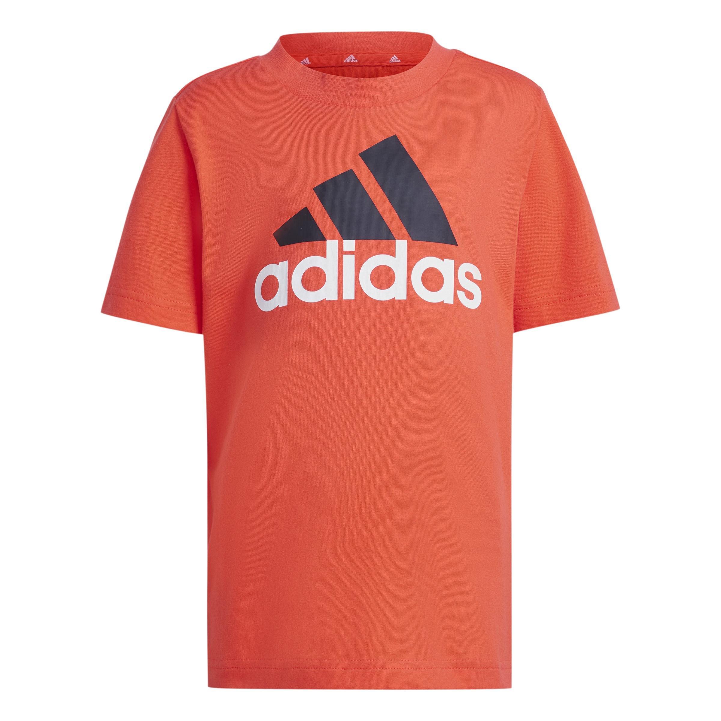 Unisex Kids Essentials Logo Tee and Short Set, Orange, , large image number 11