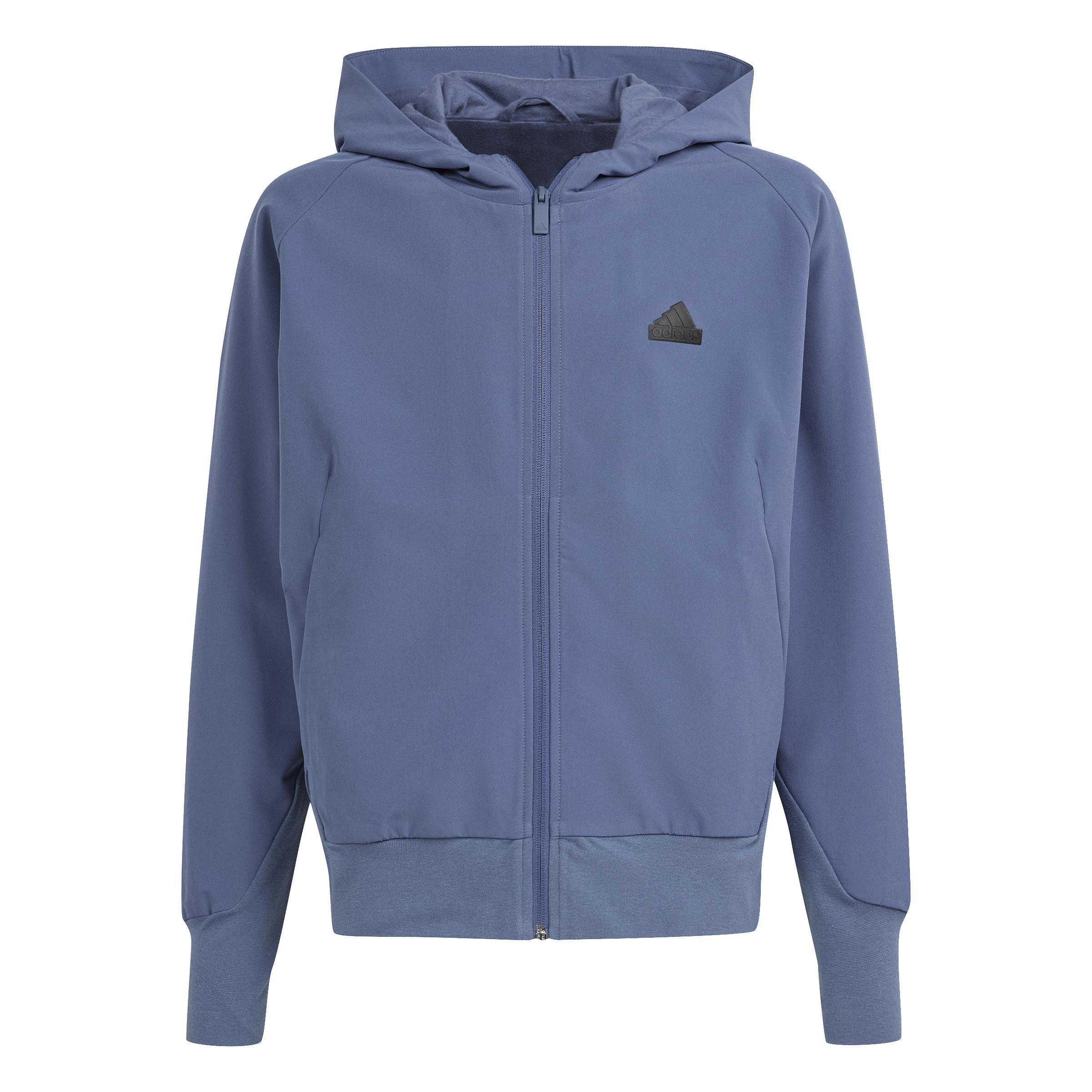Unisex Kids Z.N.E. Woven Full-Zip Track Jacket, Blue, , large image number 0