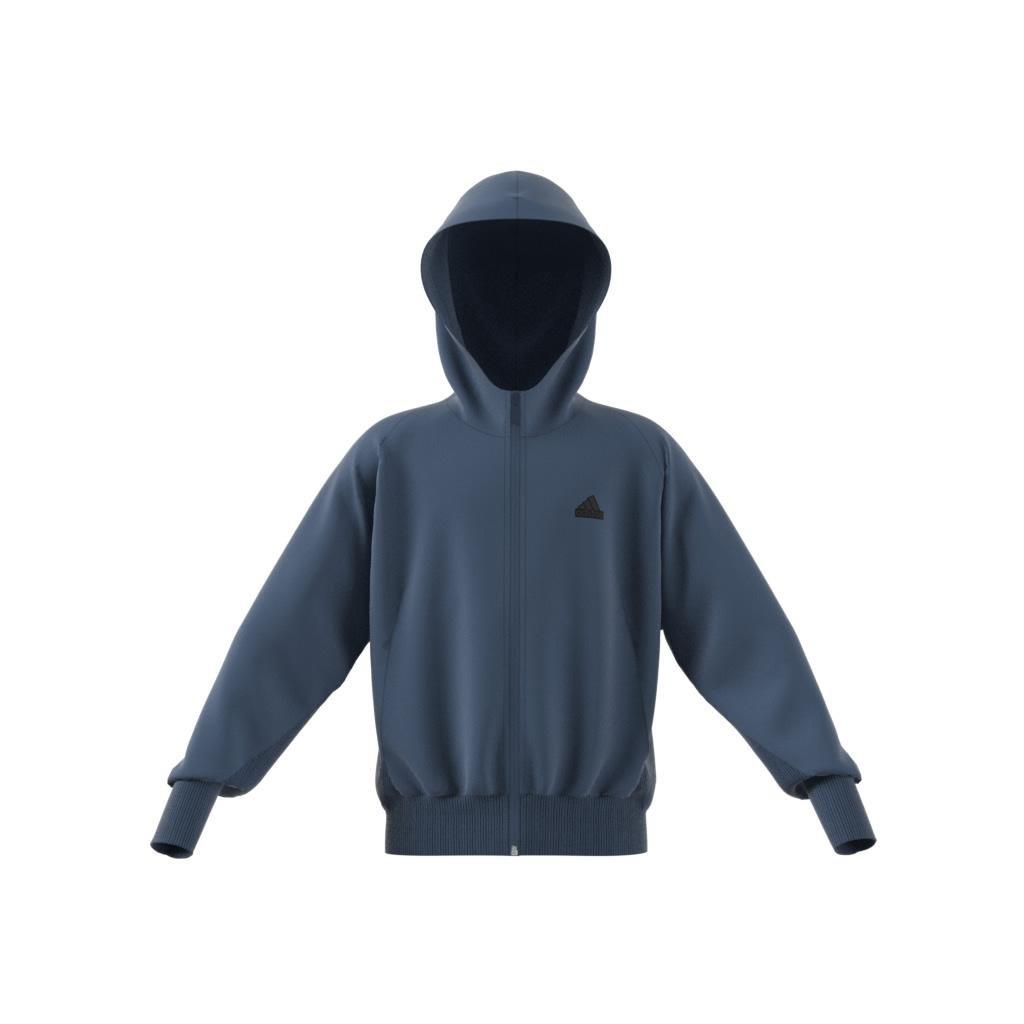 Unisex Kids Z.N.E. Woven Full-Zip Track Jacket, Blue, , large image number 9