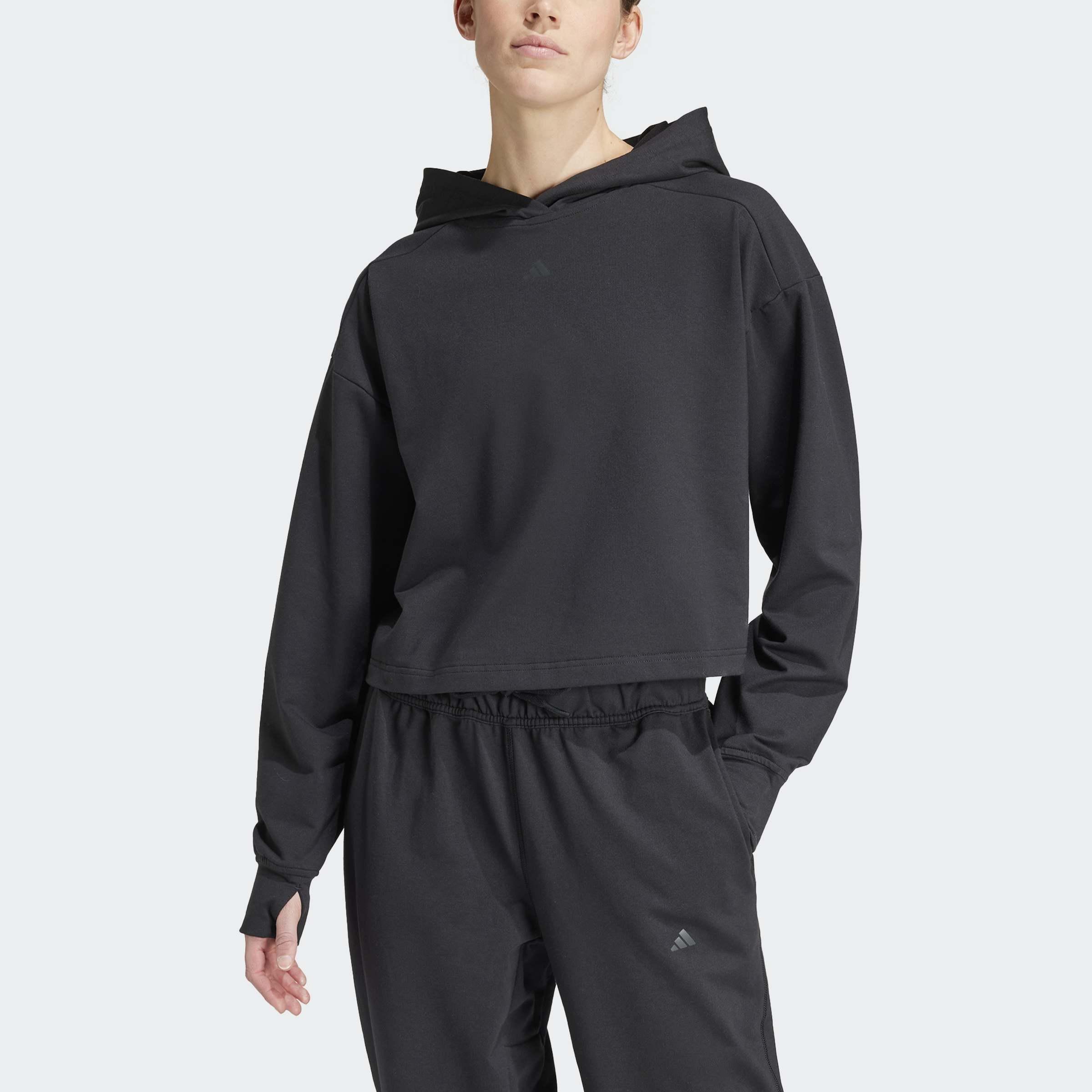 Power Loose Fit Back Ventilation Hoodie, Black, A901_ONE, large image number 3