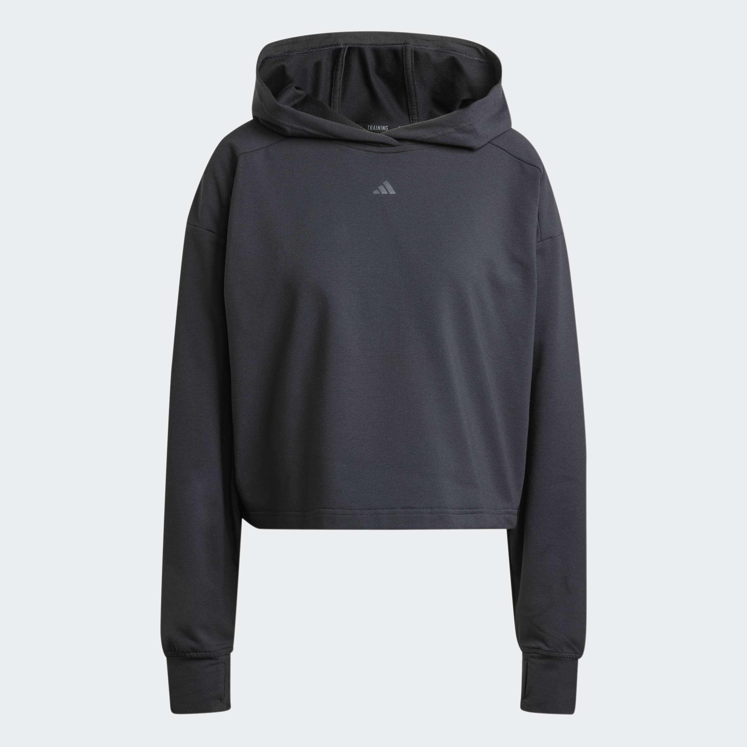 Power Loose Fit Back Ventilation Hoodie, Black, A901_ONE, large image number 4