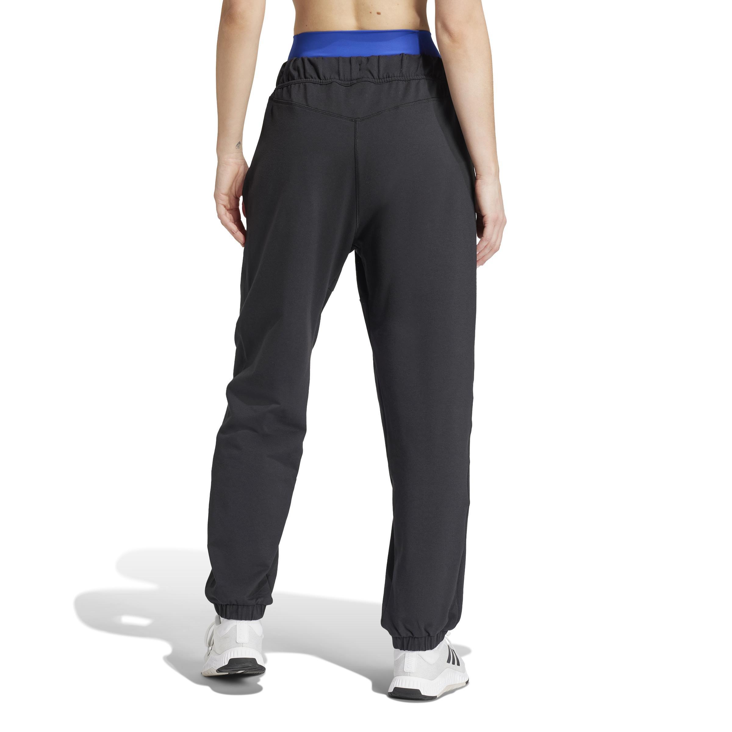 Power Loose Fit French Terry Joggers, Black, A901_ONE, large image number 3