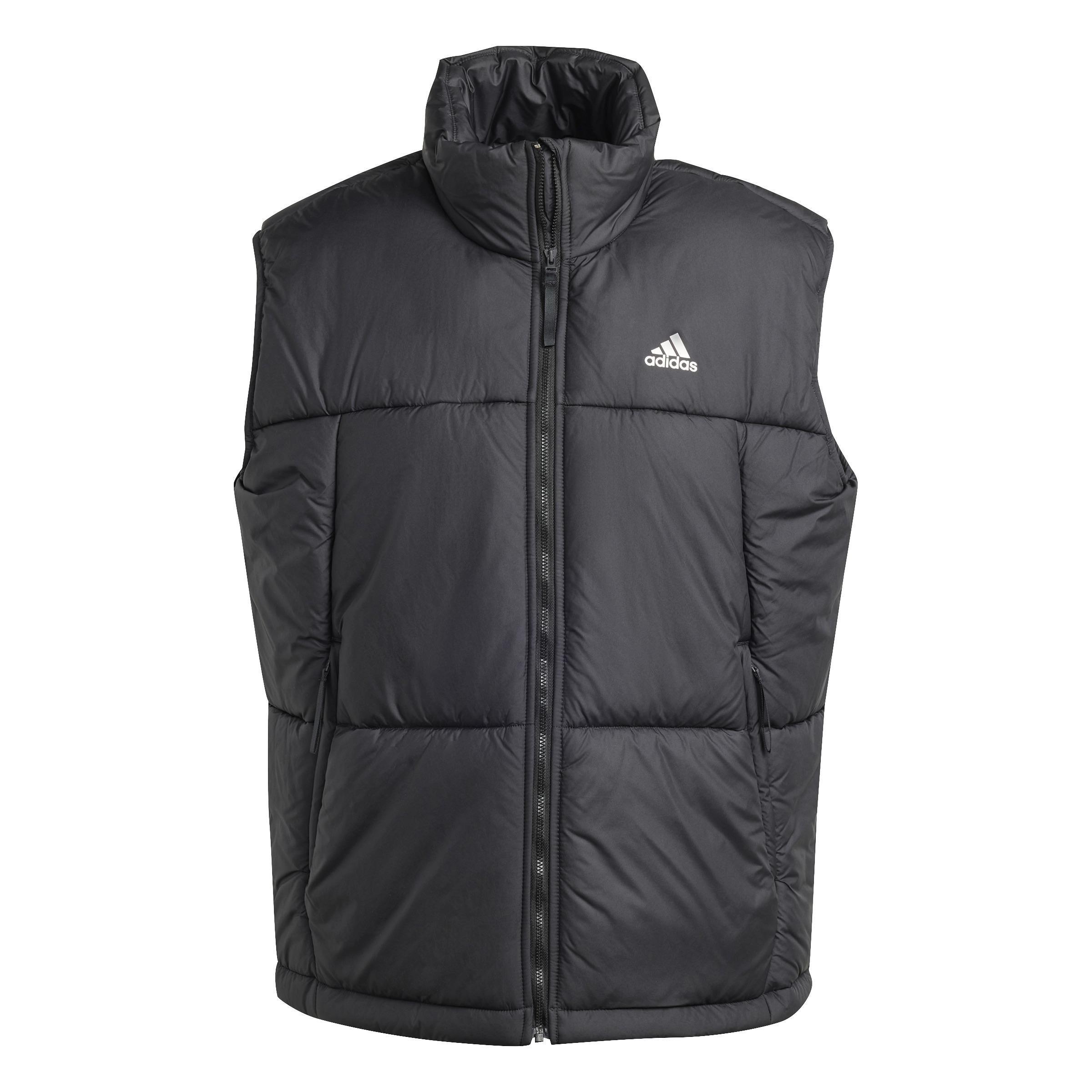 3-Stripes Puffy Vest, Black, A901_ONE, large image number 2