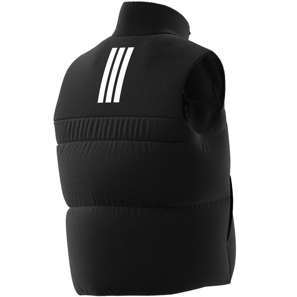 3-Stripes Puffy Vest, Black, A901_ONE, large image number 6