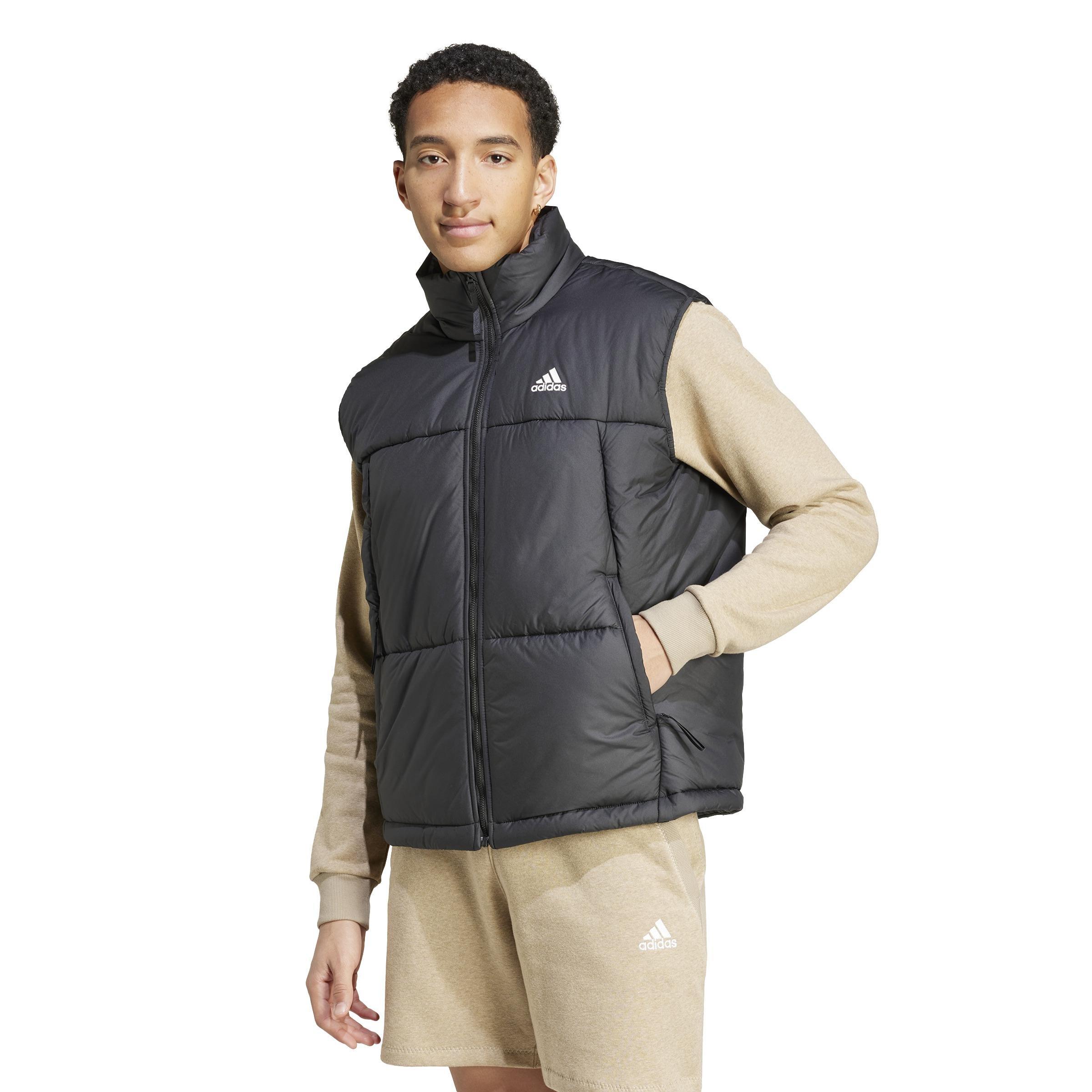 3-Stripes Puffy Vest, Black, A901_ONE, large image number 8